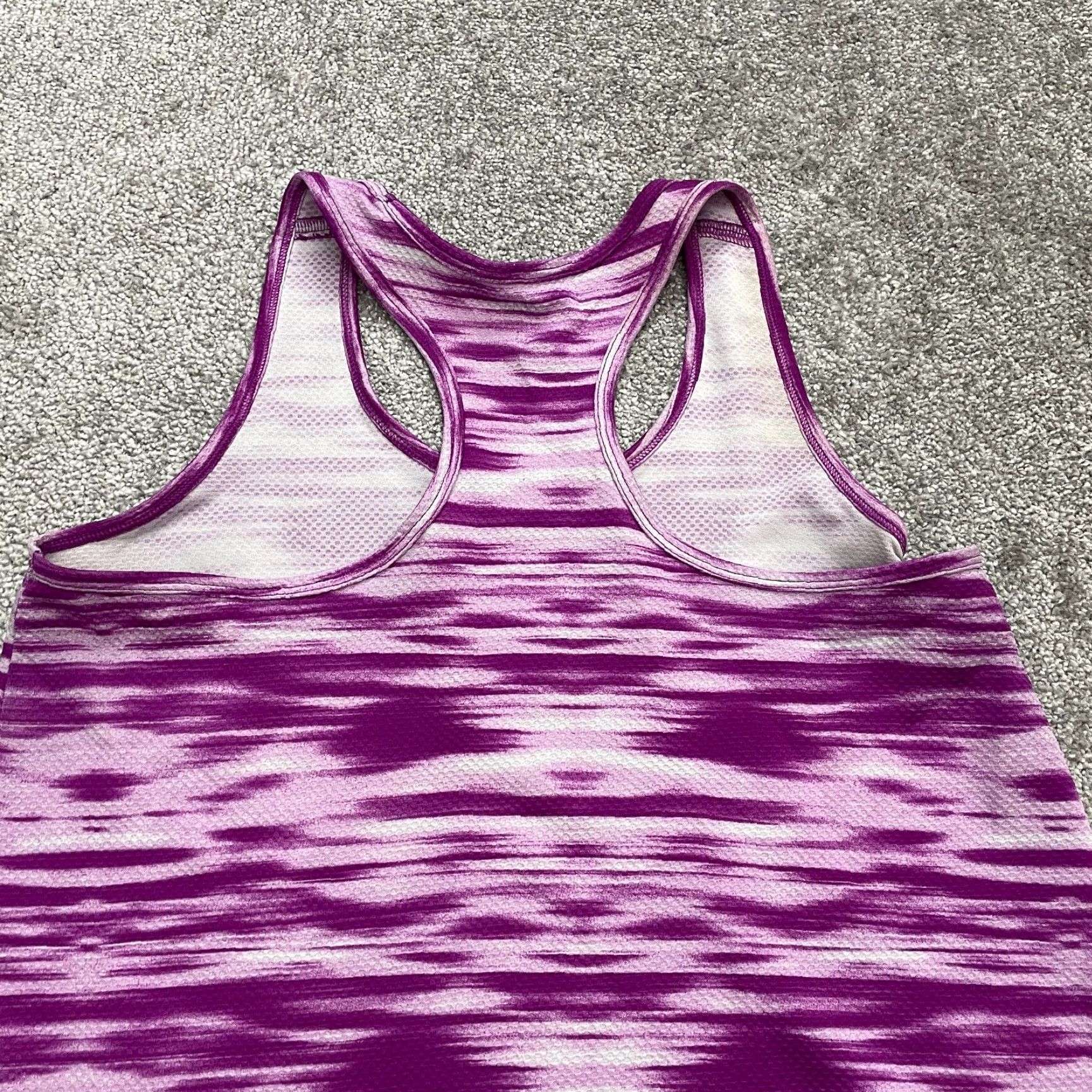 Vintage Danskin Now Active Tank Top Womens L Purple Halter Racerback Athletic Size L / US 10 / IT 46 - 3 Thumbnail