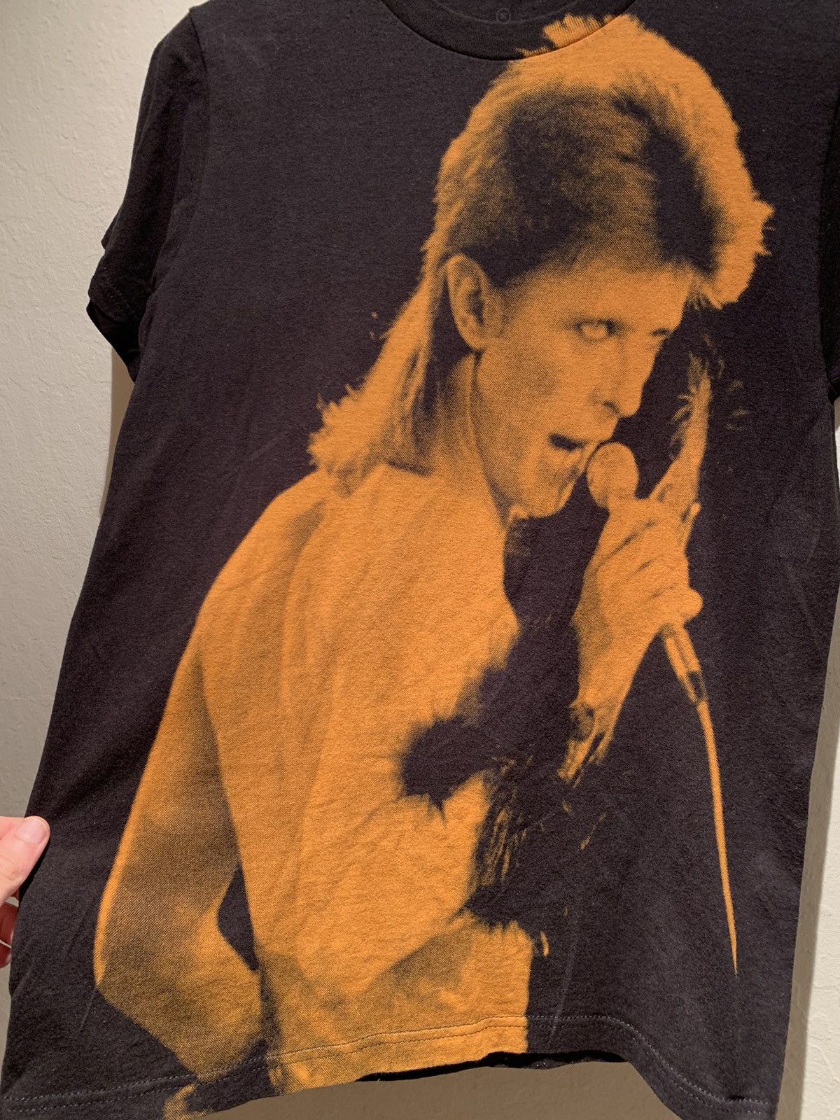 Band Tees *RARE* David Bowie Big Print Front AOP Band Music T-Shirt S Size US S / EU 44-46 / 1 - 2 Thumbnail