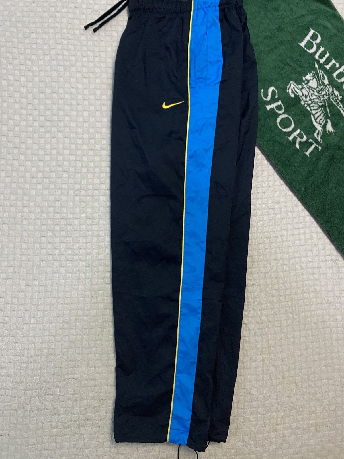 NOCTA × Nike 💥 VINTAGE NIKE PARACHUTE BAGGY WIDE LEG TRACK PANTS Y2K Size US 28 / EU 44 - 2 Thumbnail