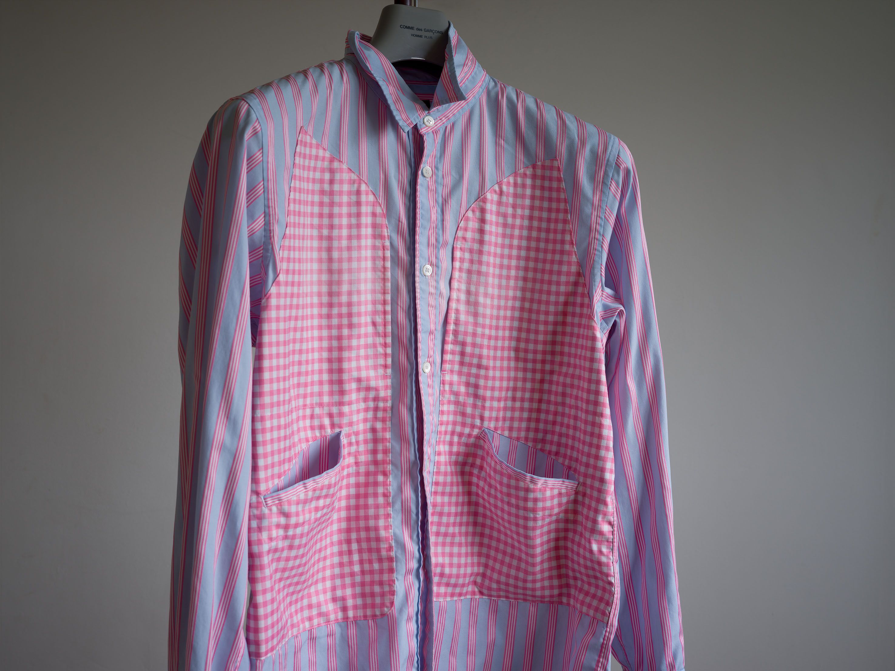 Comme des Garcons Homme Plus SS2005 COMME des GARÇONS HOMME PLUS PATCH POCKETS SHIRT Size US M / EU 48-50 / 2 - 7 Thumbnail