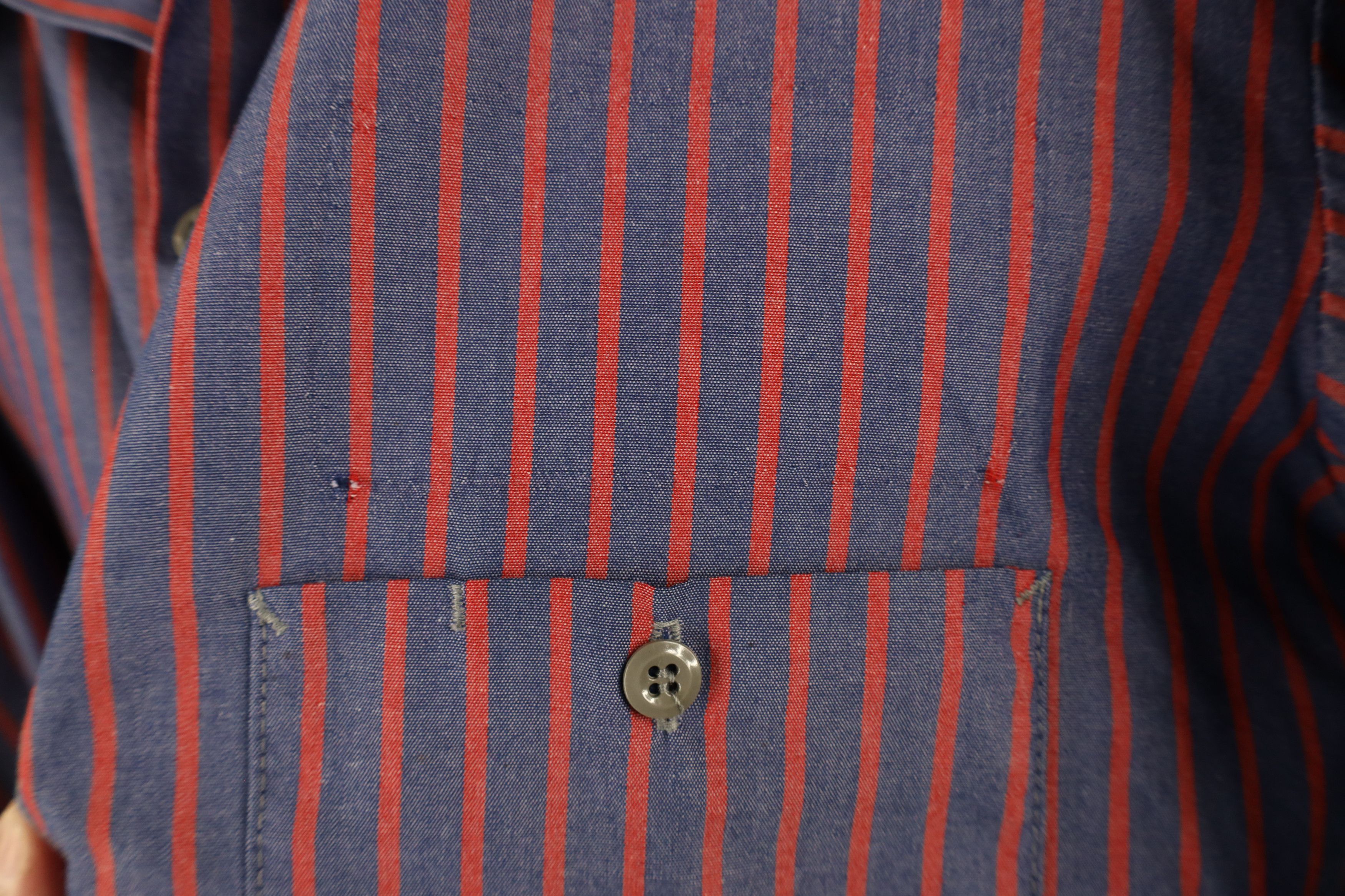 Vintage Vintage 90s Streetwear Workwear Mechanic Button Shirt Size US L / EU 52-54 / 3 - 5 Thumbnail