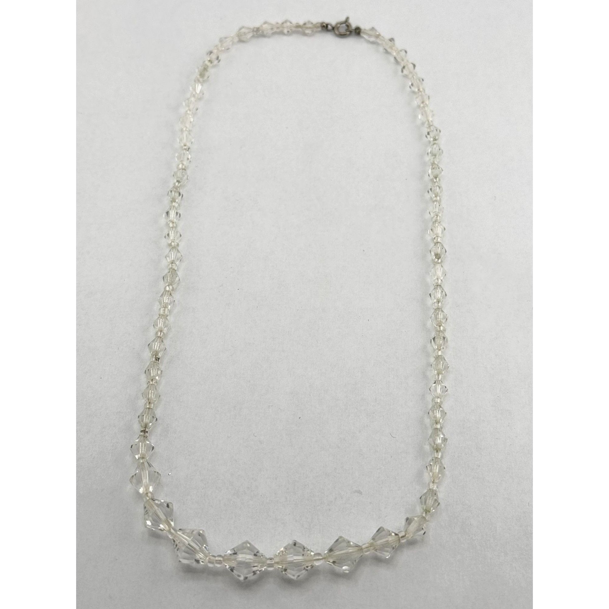Vintage Vintage graduating beaded crystal necklace Size ONE SIZE - 4 Thumbnail