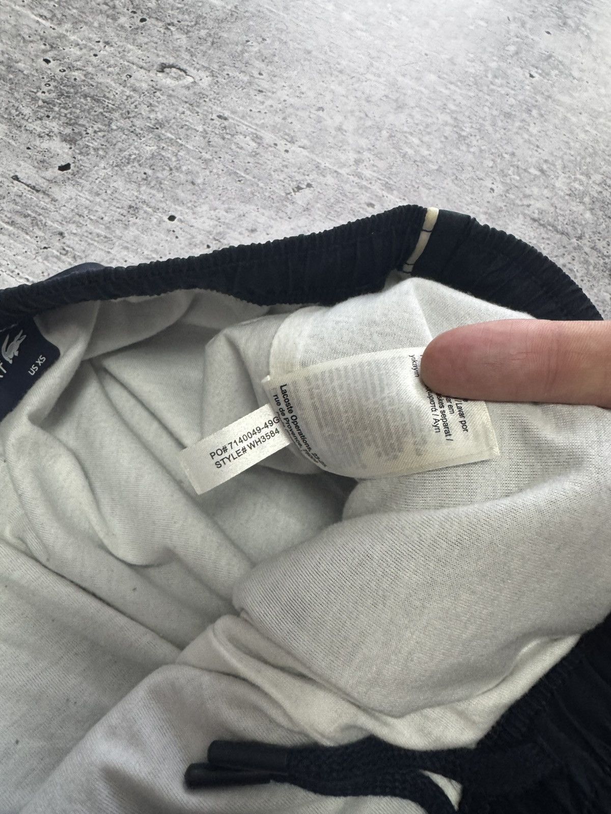Lacoste Lacoste Vintage Y2K Nylon Track Pants Joggers Size US 30 / EU 46 - 6 Thumbnail