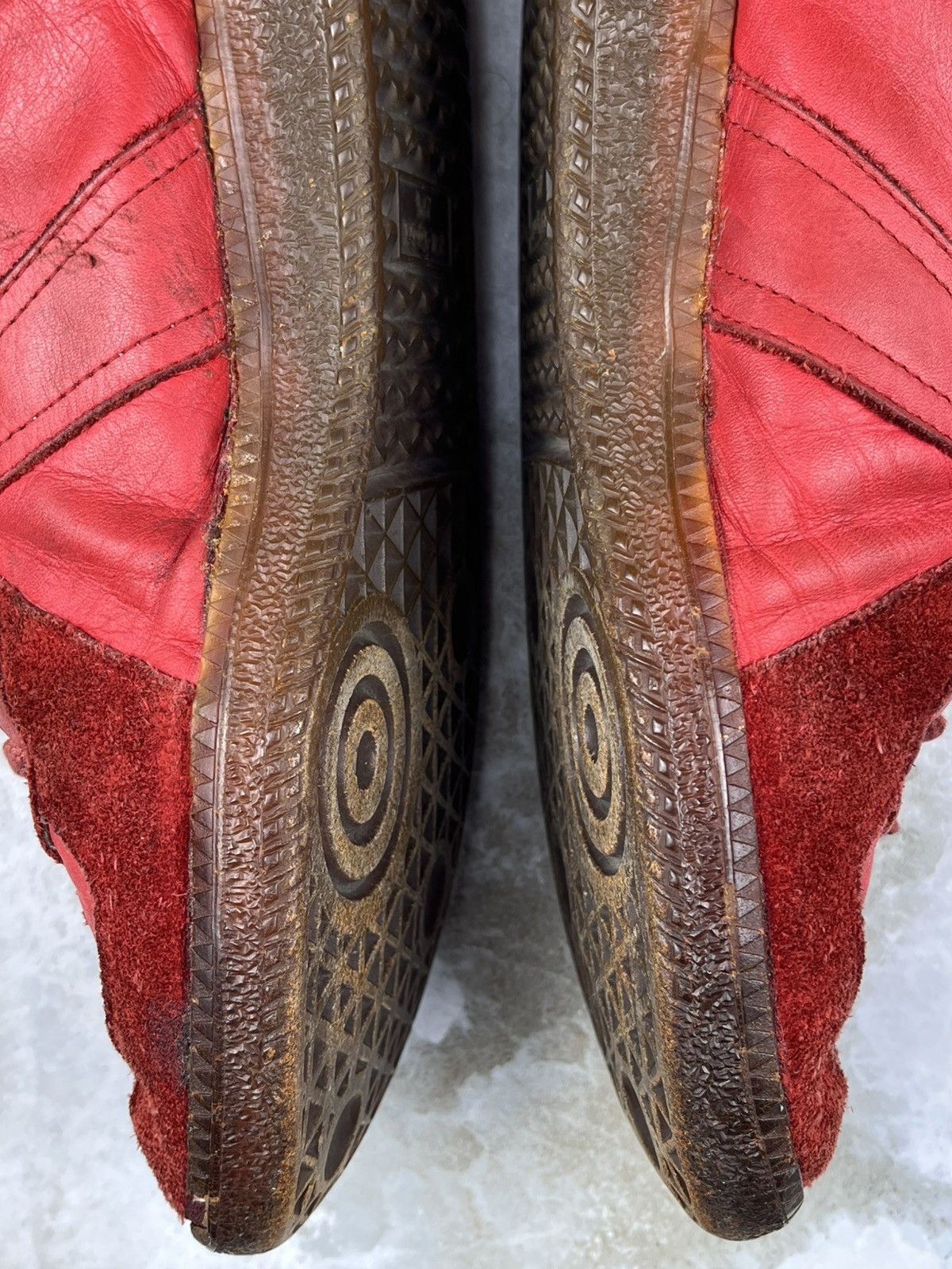 Maison Margiela AW05 Maison Margiela Vintage Red Leather Replica Gats Size US 9.5 / EU 42-43 - 8 Thumbnail
