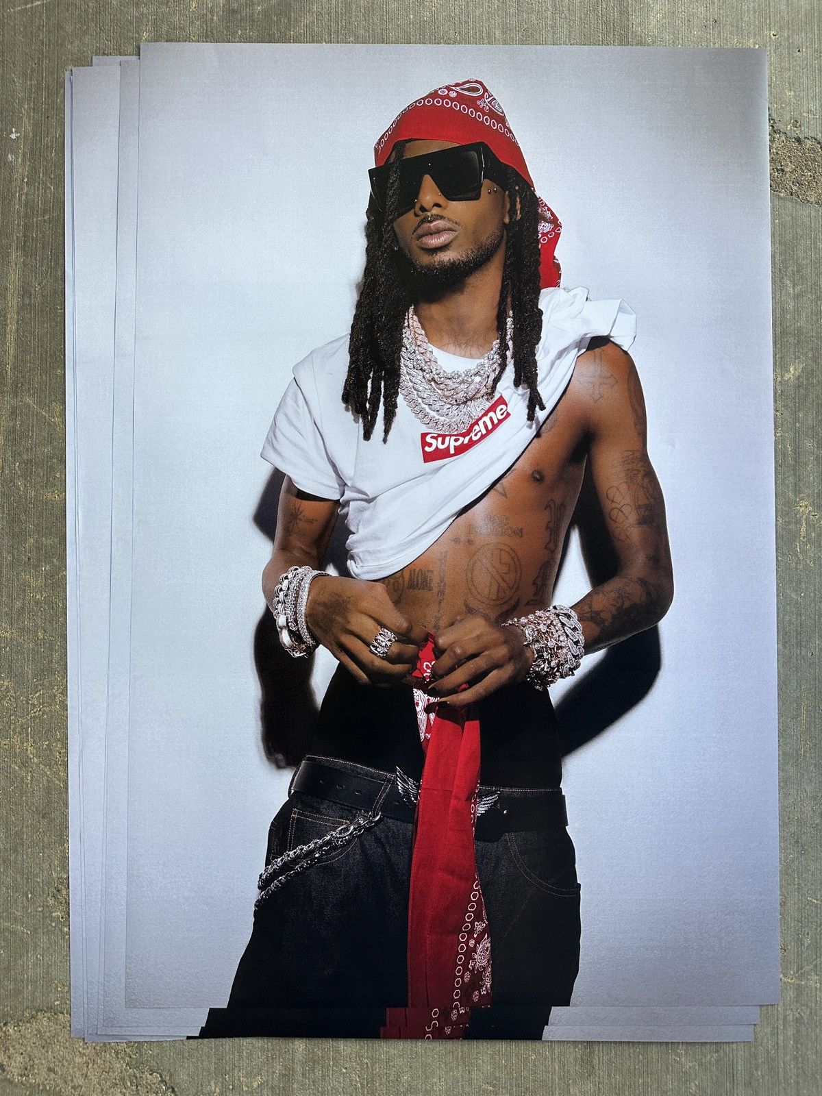 Supreme Supreme Playboi Carti Poster | Grailed