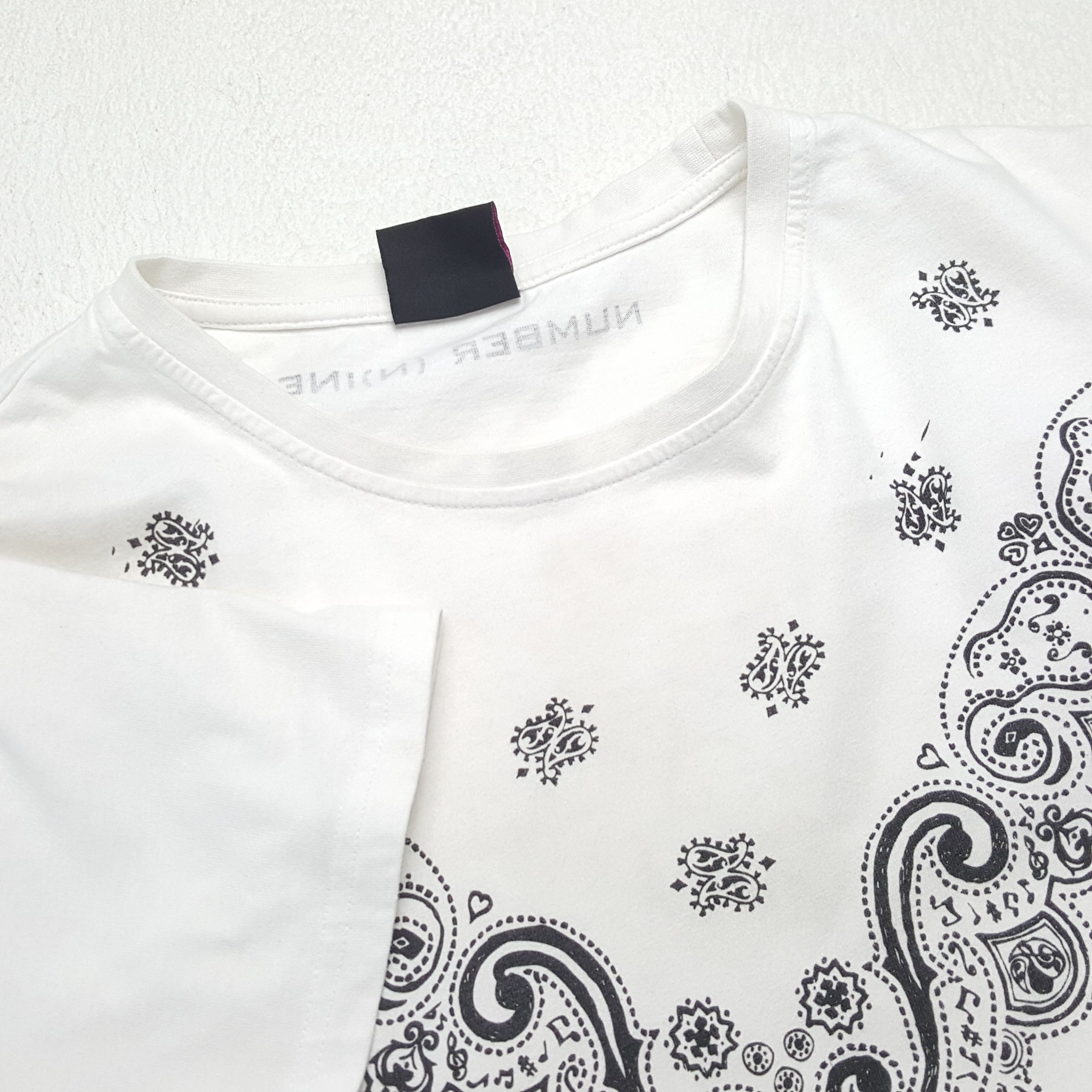 Japanese Brand × Marlboro × Number (N)ine NUMBER NINE X Marlboro Japanese Brand Streetwear Tshirt Size US M / EU 48-50 / 2 - 6 Thumbnail