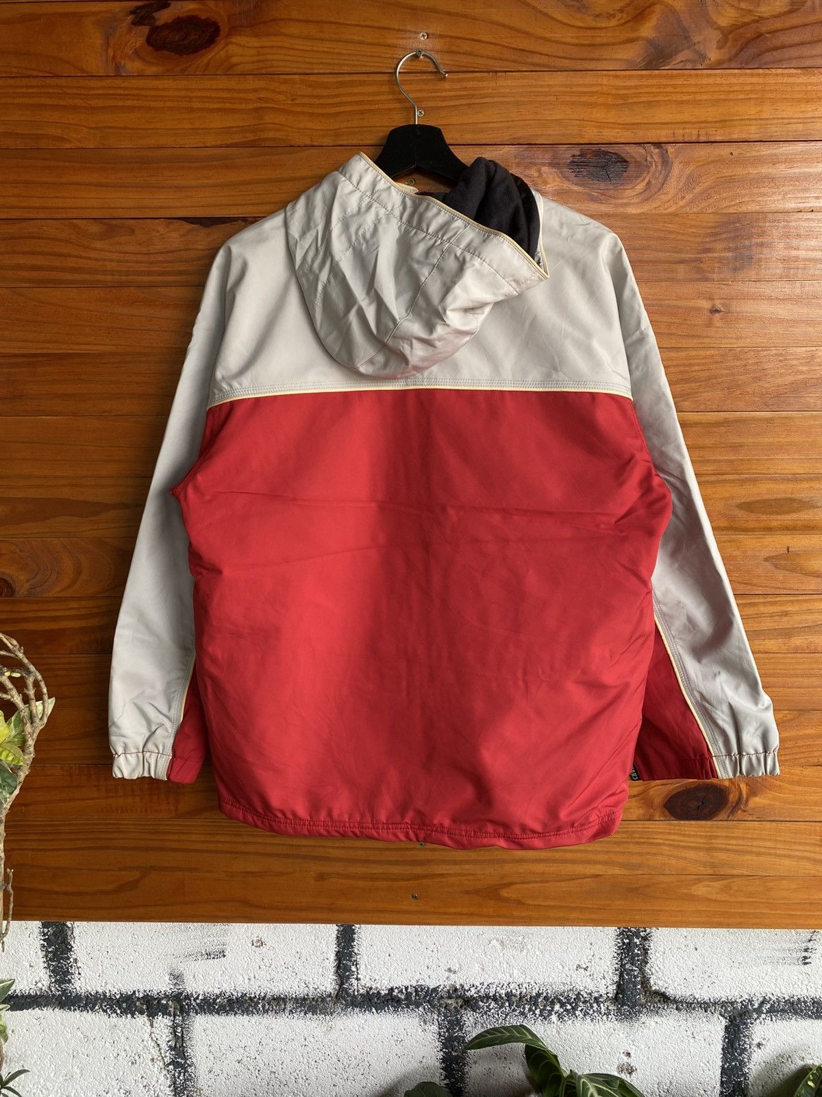 Japanese Brand Vintage CHUR Snowboarding Generation Hooded Jacket Red Grey Size M / US 6-8 / IT 42-44 - 15 Thumbnail