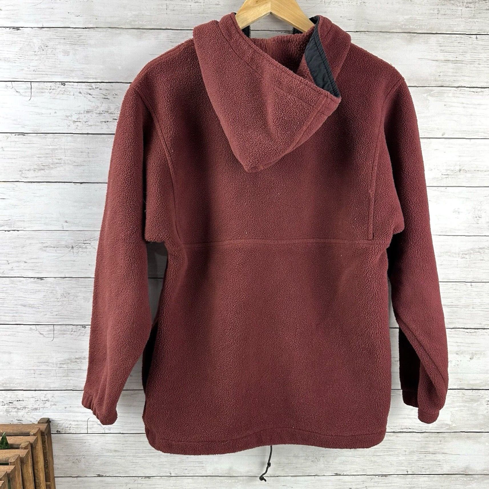 Vintage Vintage Columbia 1/4 zip Fleece Pullover Sweatshirt hooded USA Men’s Small red Size US S / EU 44-46 / 1 - 7 Thumbnail