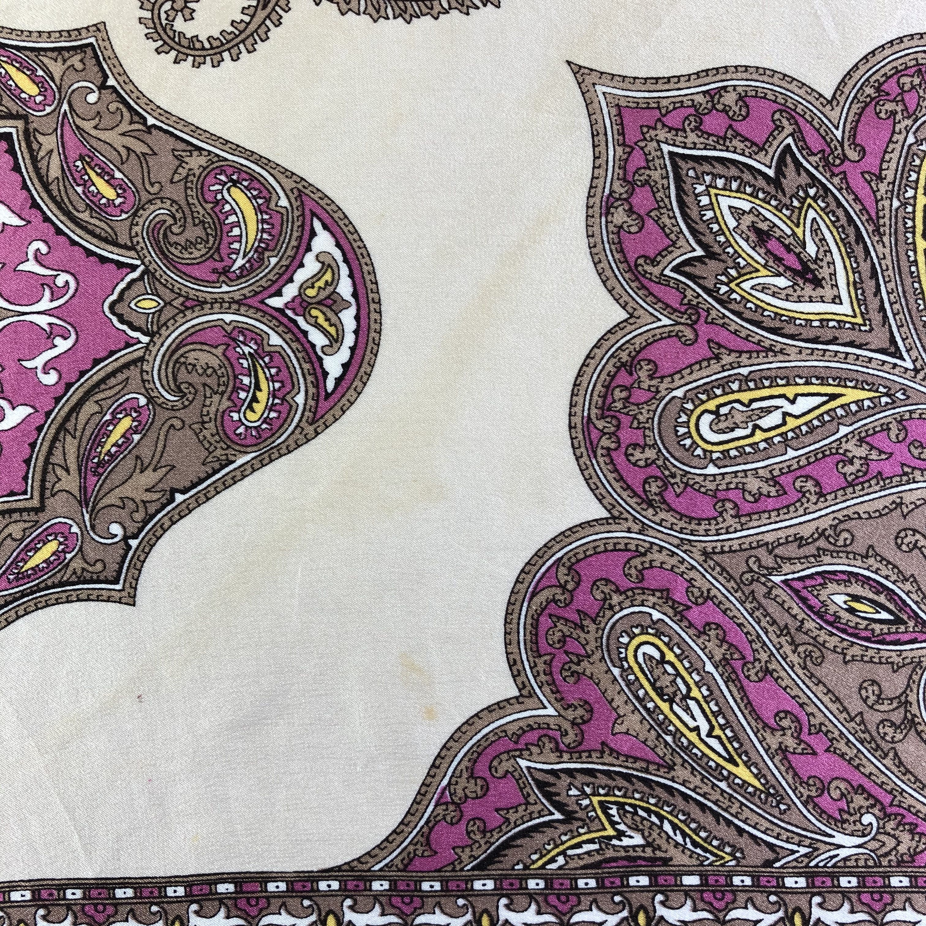 Vintage Vintage Silk Scarf Size ONE SIZE - 7 Thumbnail