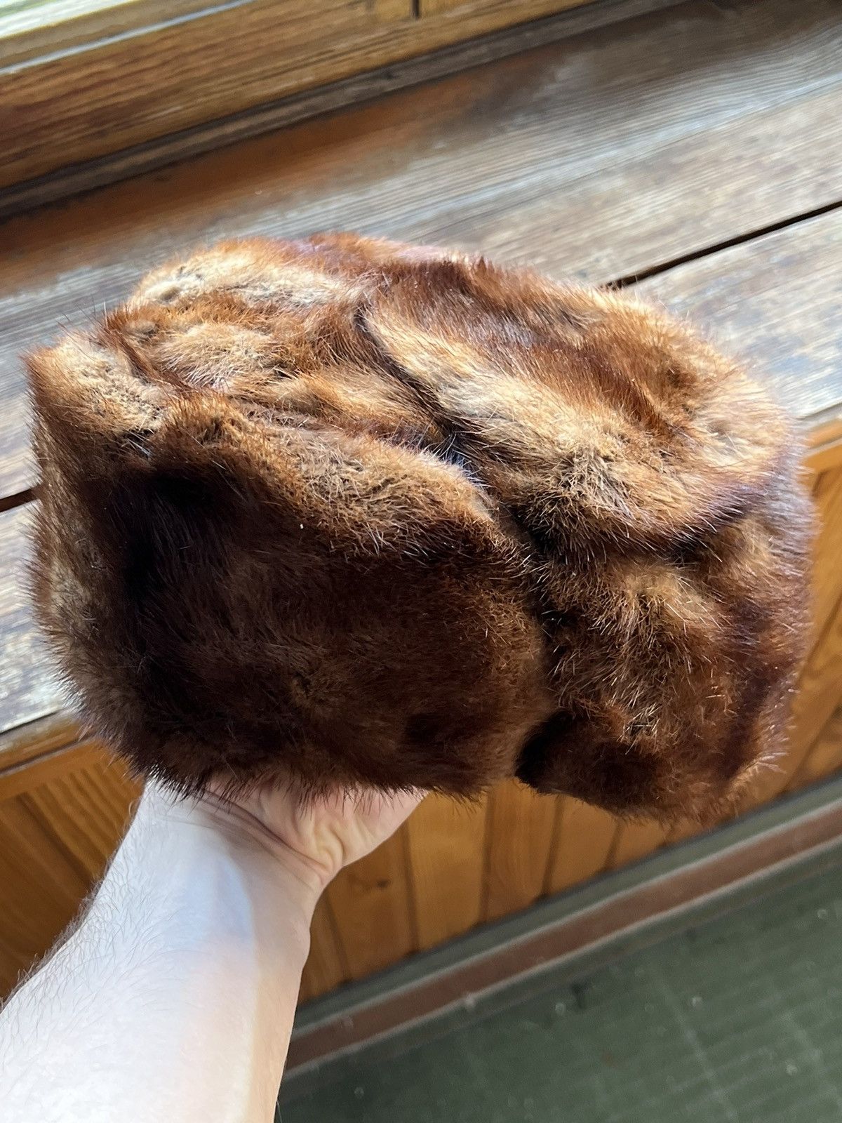 Vintage Vintage Ushanka Trapper Hat Furry Mohair Fuzzy Fur Hat Size ONE SIZE - 1 Thumbnail