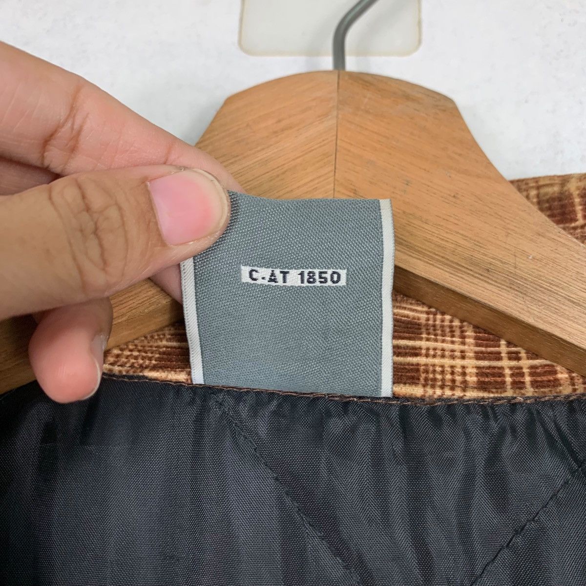 Japanese Brand SCOMMESSA Checked Plaid Zipper Flannel Jacket #0384-C18 Size US L / EU 52-54 / 3 - 19 Thumbnail