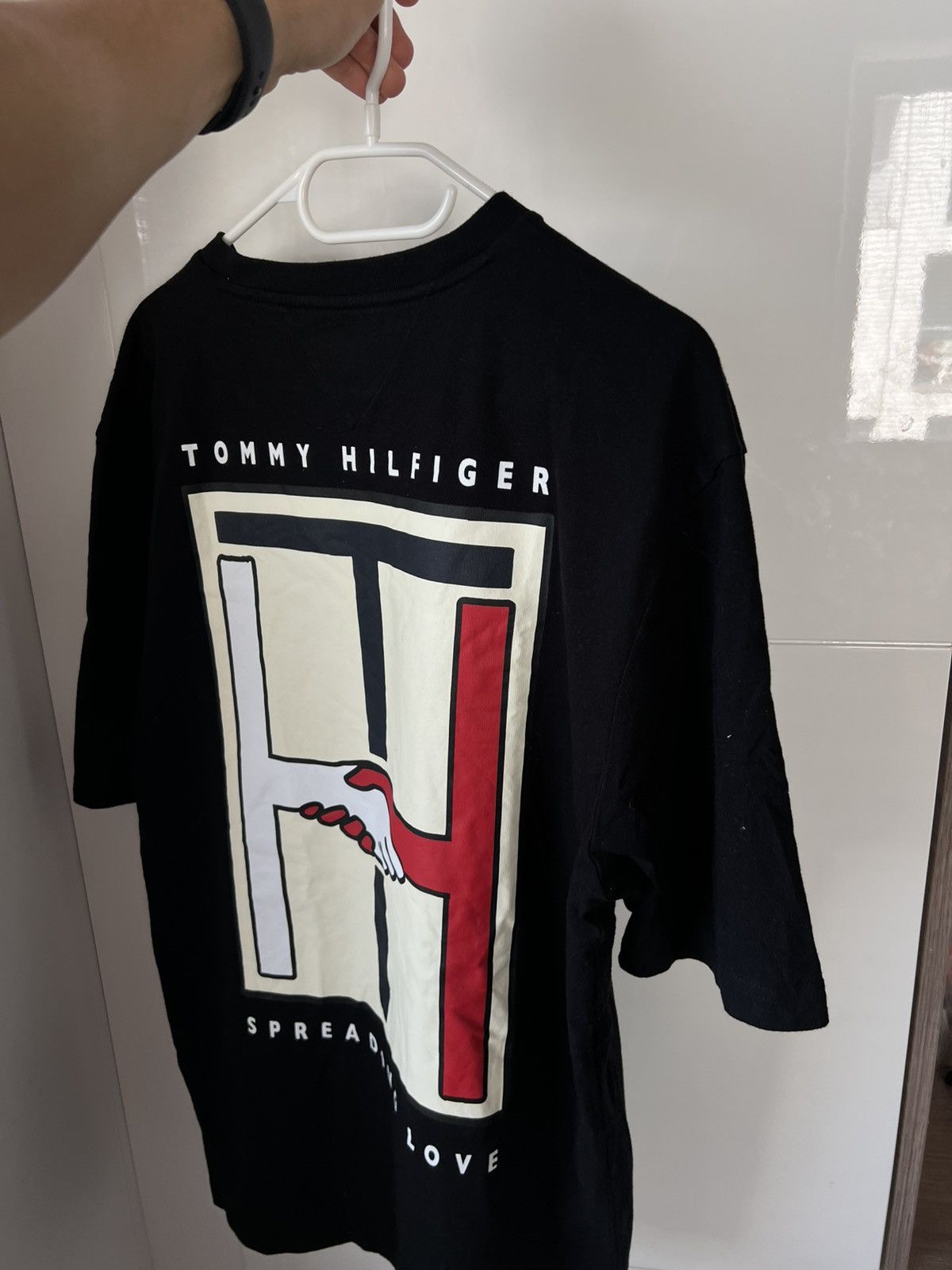 Tommy Hilfiger ‼️TOMMY HILFIGER CAPSULE COLLECTION “One Planet” Big Logo Tee Size US XXL / EU 58 / 5 - 1 Thumbnail