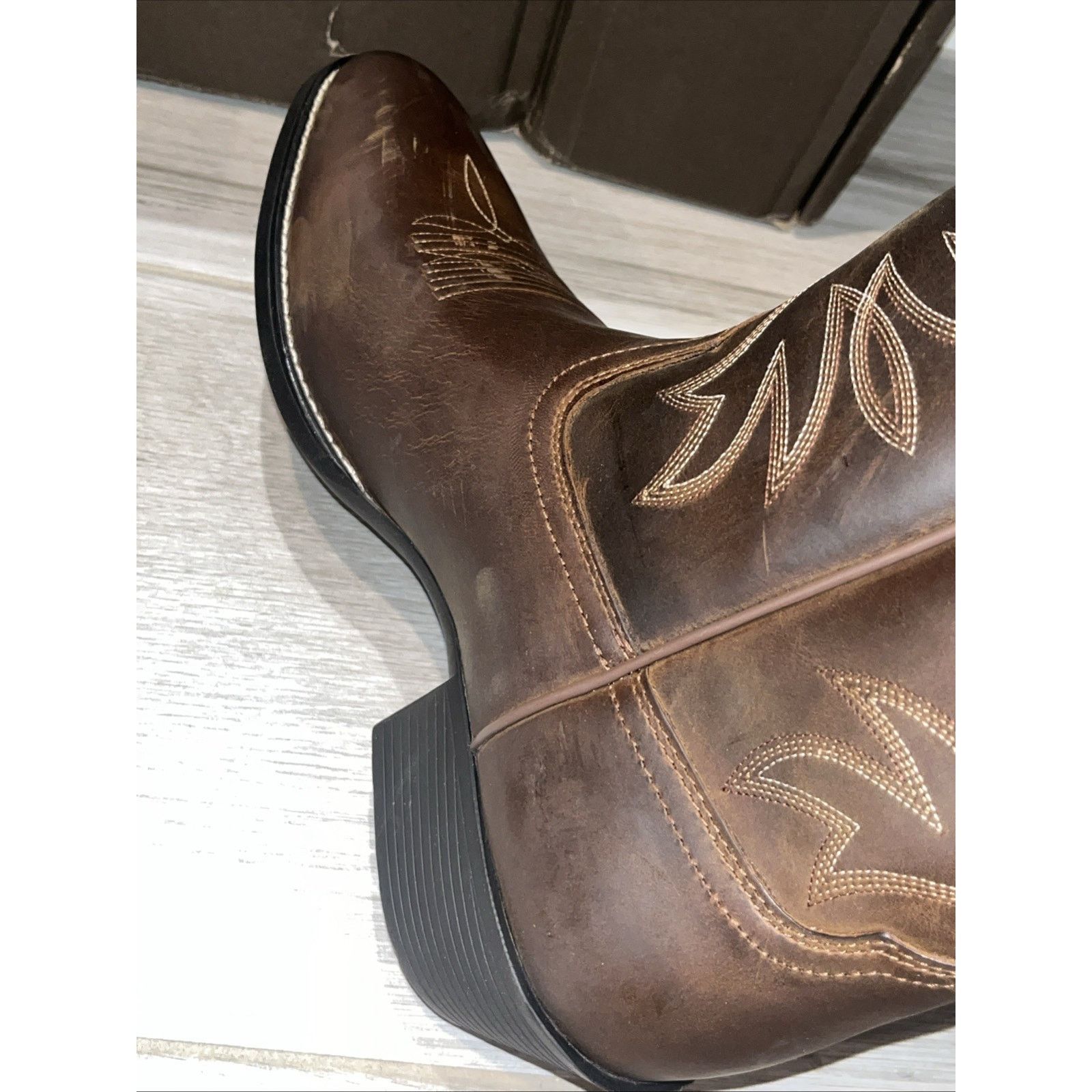 Ariat Ariat® Ladies 11 B Heritage Western R Toe Boot Brown Size US 11 / IT 41 - 15 Thumbnail
