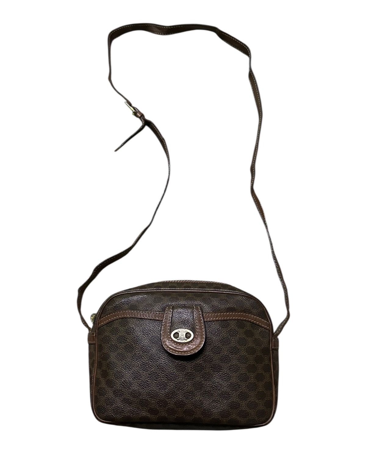 Celine vintage Celine Macadam monogram pattern shoulder bag Size ONE SIZE - 8 Thumbnail