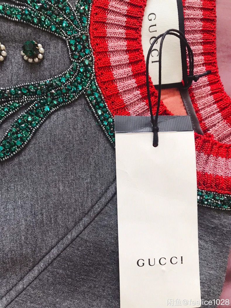 Gucci Gucci All-diamond collar bright liner sweatshirt 2503-Nexta Size XS / US 0-2 / IT 36-38 - 6 Thumbnail