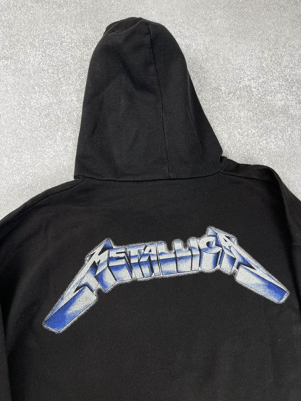 Band Tees × Metallica × Vintage Vintage 90’s Metallica Ride The Lightning Hoodie Size US XL / EU 56 / 4 - 12 Thumbnail