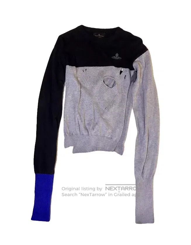Vivienne Westwood Vivienne Westwood Color Blocked Knit Top Size M / US 6-8 / IT 42-44 - 1 Thumbnail