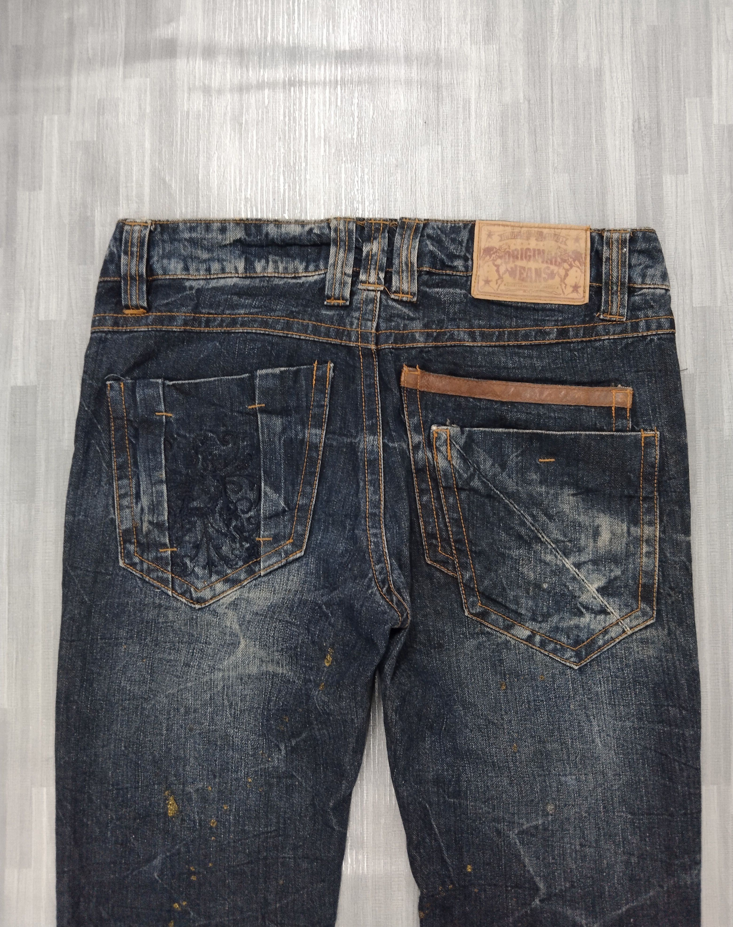 Japanese Brand FLARE SICK SPLATTER ORIGINAL JEANS DENIM PANTS Size US 31 - 5 Thumbnail