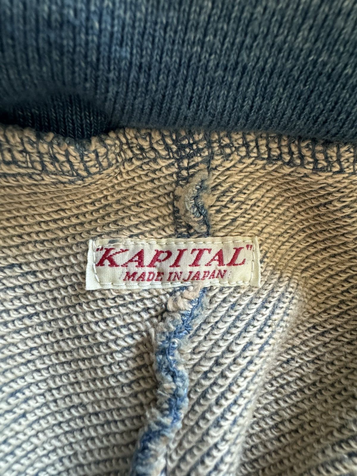 Kapital Kountry Kapital Denim Patchwork Dixie House Sweatpants Size US 35 - 3 Thumbnail