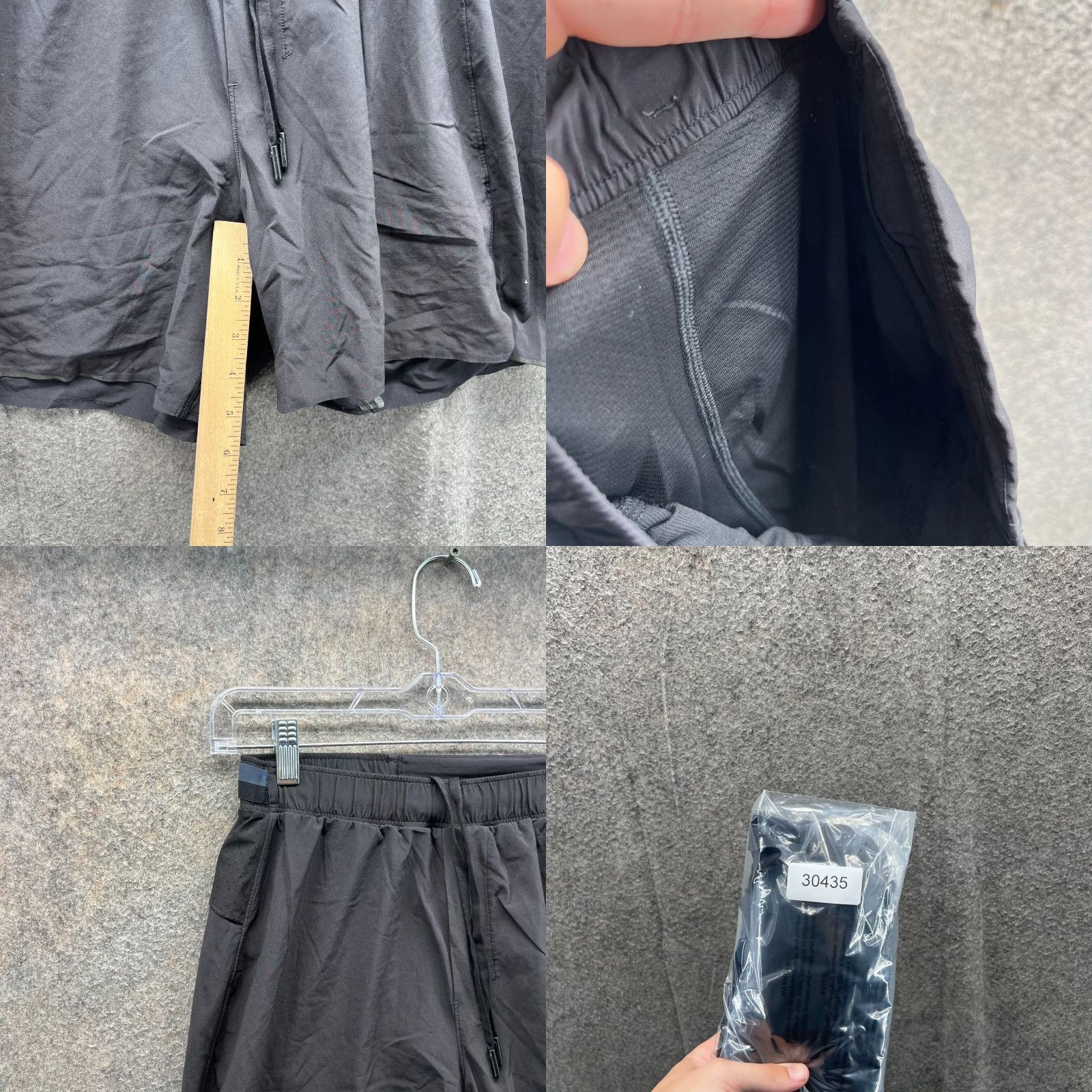 Lululemon Lululemon Shorts Mens XXS Gray Athletic Training Gym Drawstring Running Surge 2XS Regular Wide Inseam 6 in Knit Gray Pattern Solid Sports Activewear Size US 26 / EU 42 - 8 Thumbnail