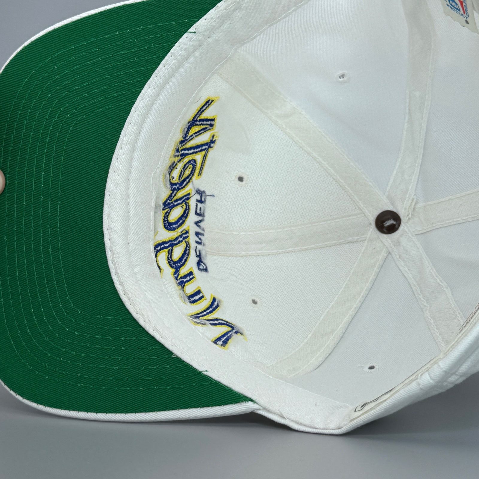 Sports Specialties Vtg '90s Denver Nuggets Sports Specialties Script Hat Twill Size ONE SIZE - 4 Thumbnail