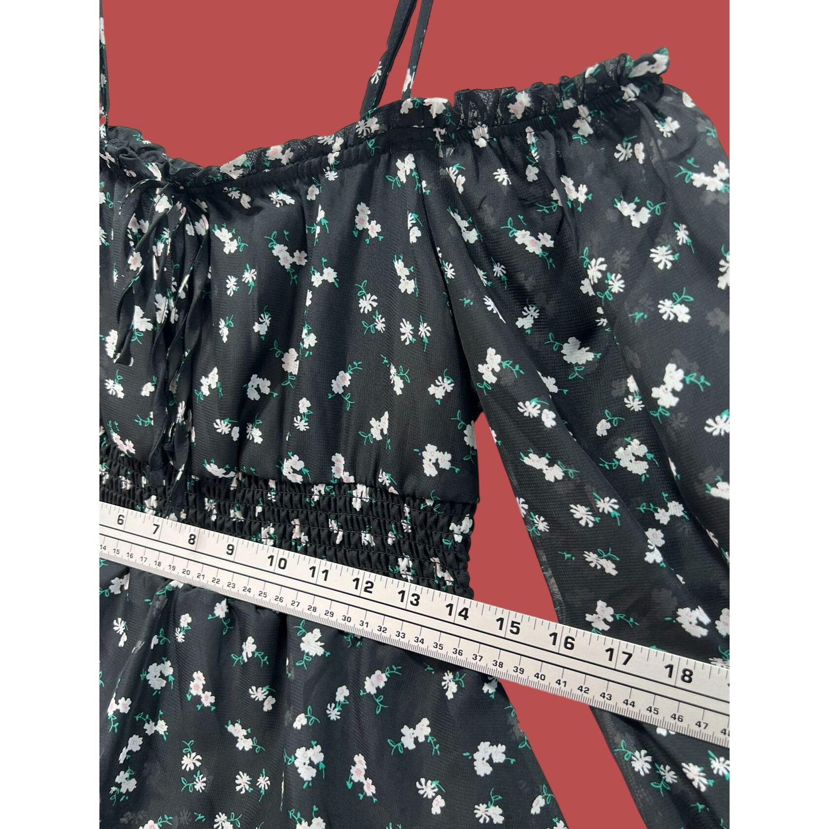 rue21 Rue 21 - Women's Boho Sleeve Ballerina Dress - Black - Small Size S / US 4 / IT 40 - 5 Thumbnail