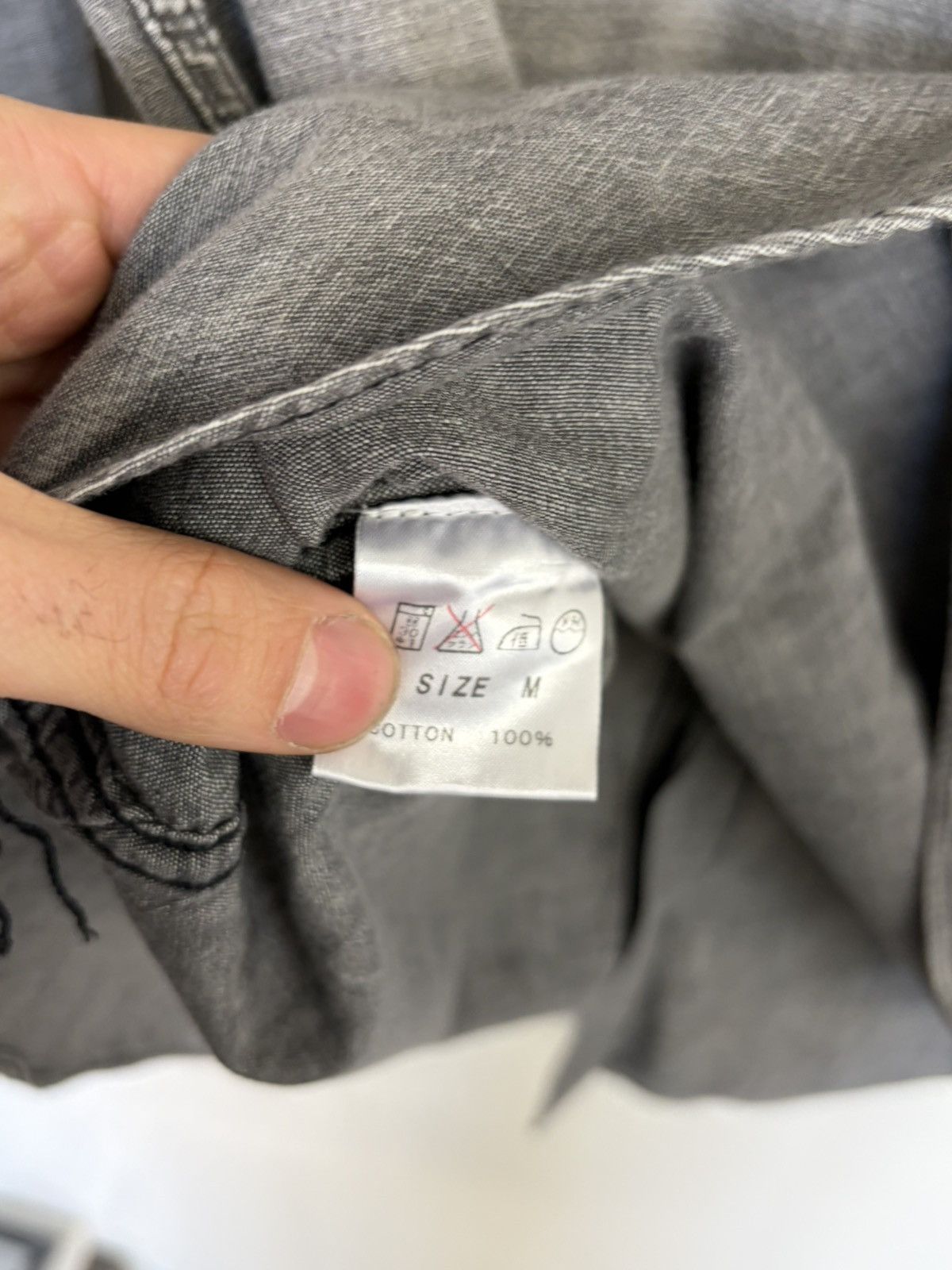 TALKING ABOUT THE ABSTRACTION Talking About the Abstraction Selvedge Denim Shirt Size US M / EU 48-50 / 2 - 6 Thumbnail