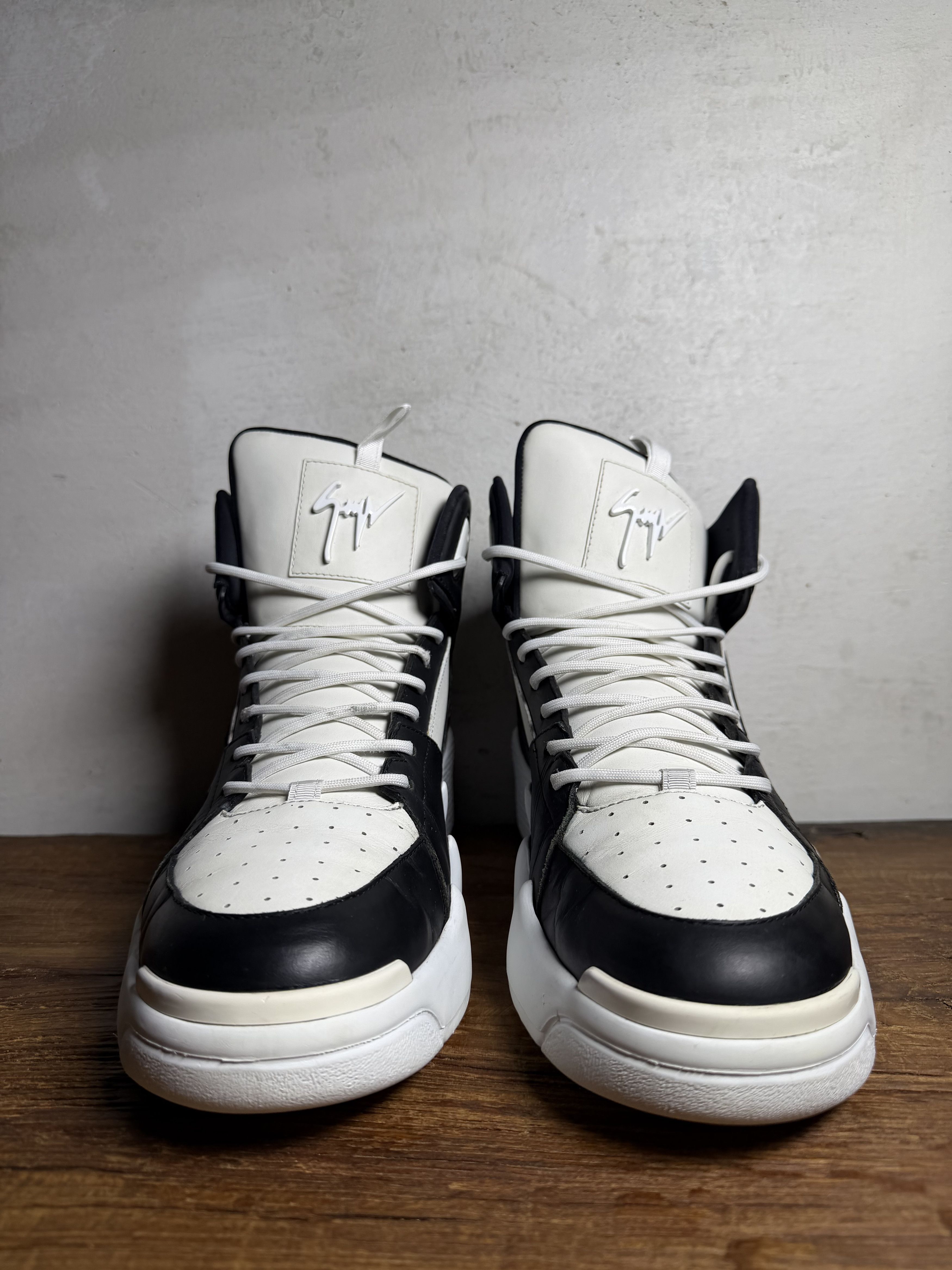 Giuseppe Zanotti Giuseppe Zanotti Talon high-top Sneakers Size US 12 / EU 45 - 7 Thumbnail