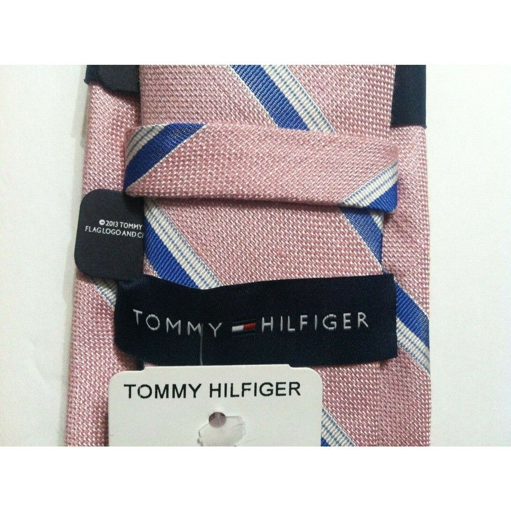 Tommy Hilfiger TOMMY HILFIGER MENS NEW 51%SILK 49%LINEN TIE WIDTH:3 1/8" Size ONE SIZE - 2 Thumbnail