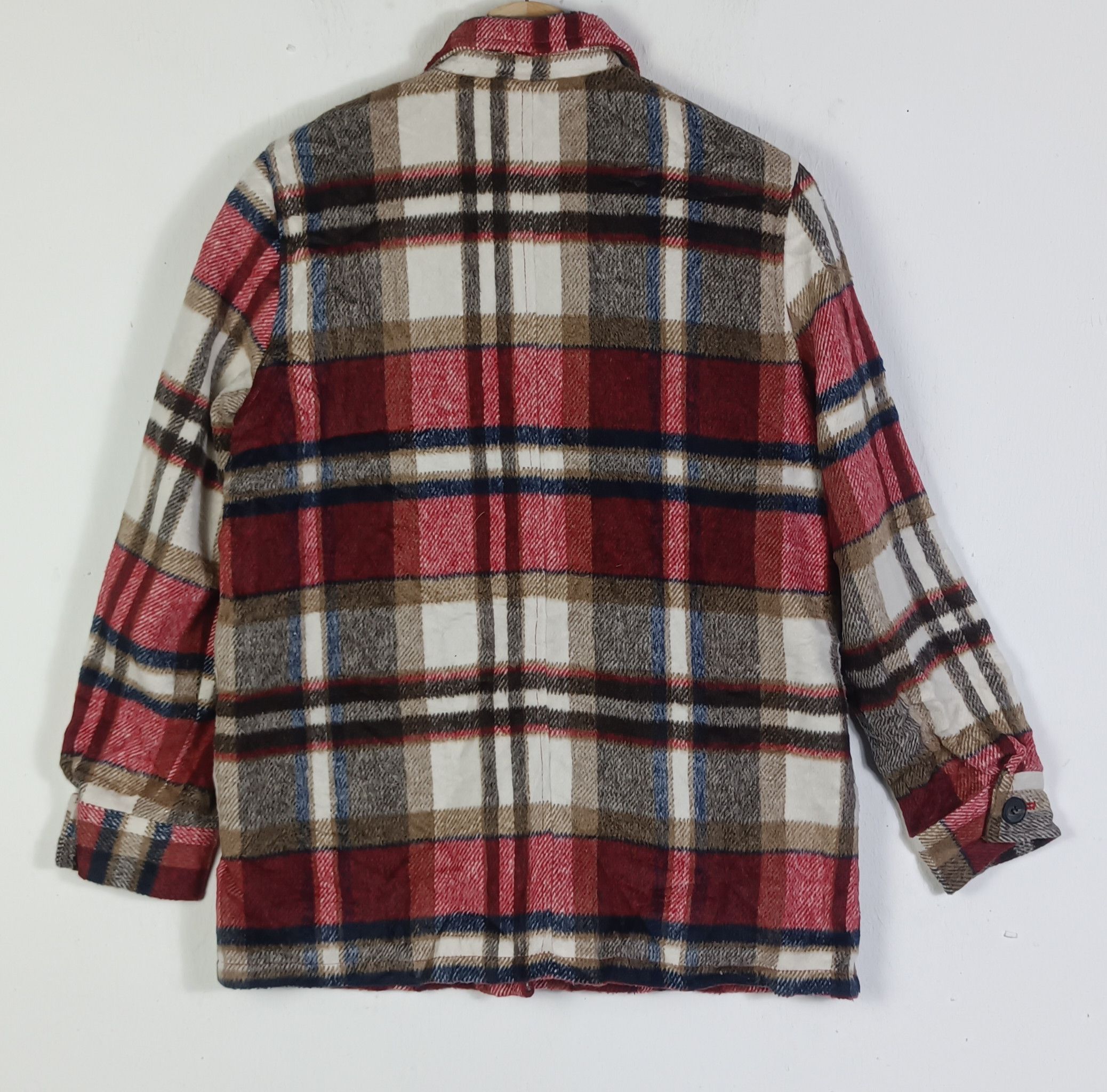 Japanese Brand Stevie BAD Super Underground Factory Flannel Jacket Size US M / EU 48-50 / 2 - 3 Thumbnail