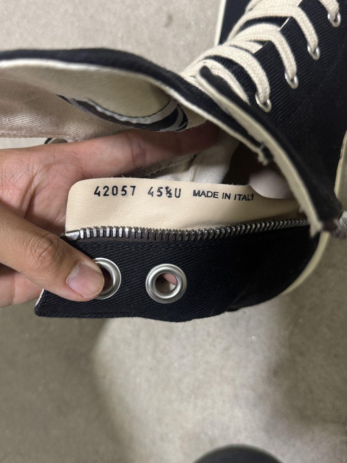 Rick Owens Rick Owens Ramones Eyelet Size US 12.5 / EU 45-46 - 10 Thumbnail