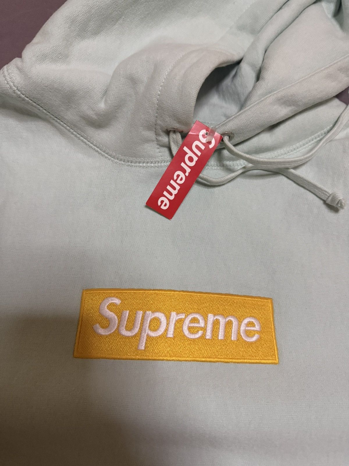 Supreme Supreme fw17 ice blue box logo hooded hoodie sweatershirt Size US M / EU 48-50 / 2 - 5 Thumbnail