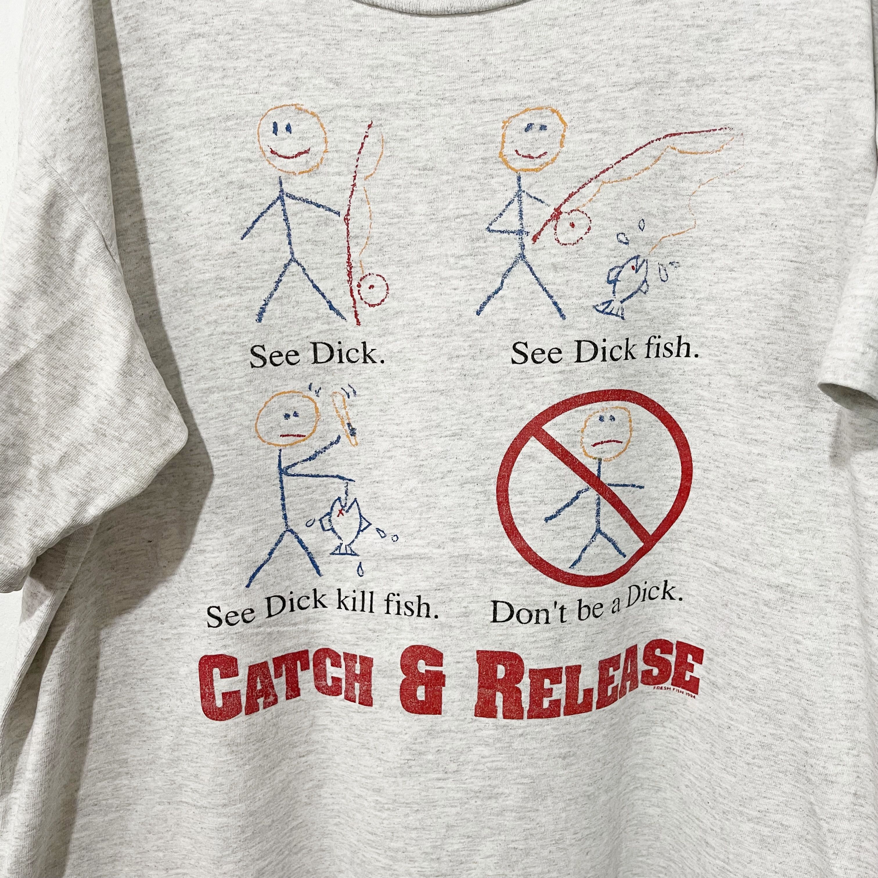Vintage Vintage 1994 Catch & Relaese Fishing Shirt Size US L / EU 52-54 / 3 - 2 Thumbnail