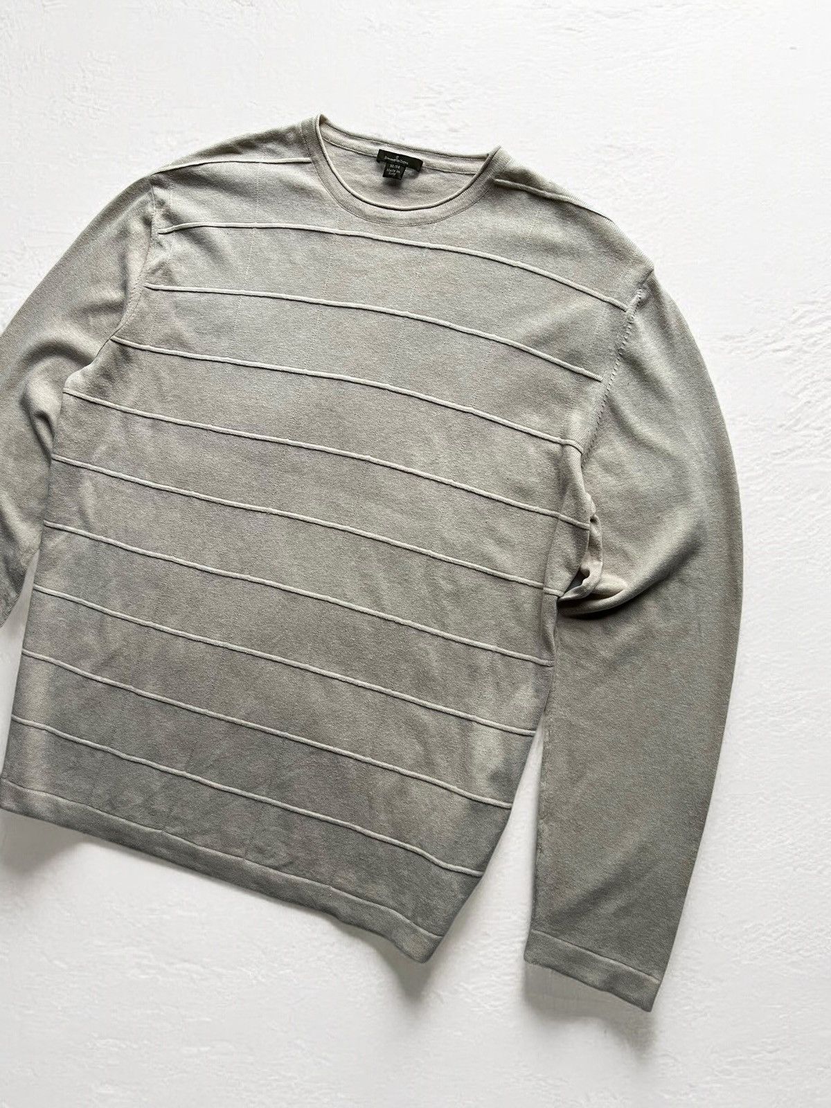 Ermenegildo Zegna × Z Zegna ERMENEGILDO ZEGNA GREEN LABEL SWEATER CREWNECK SWEATSHIRT Size US L / EU 52-54 / 3 - 2 Thumbnail