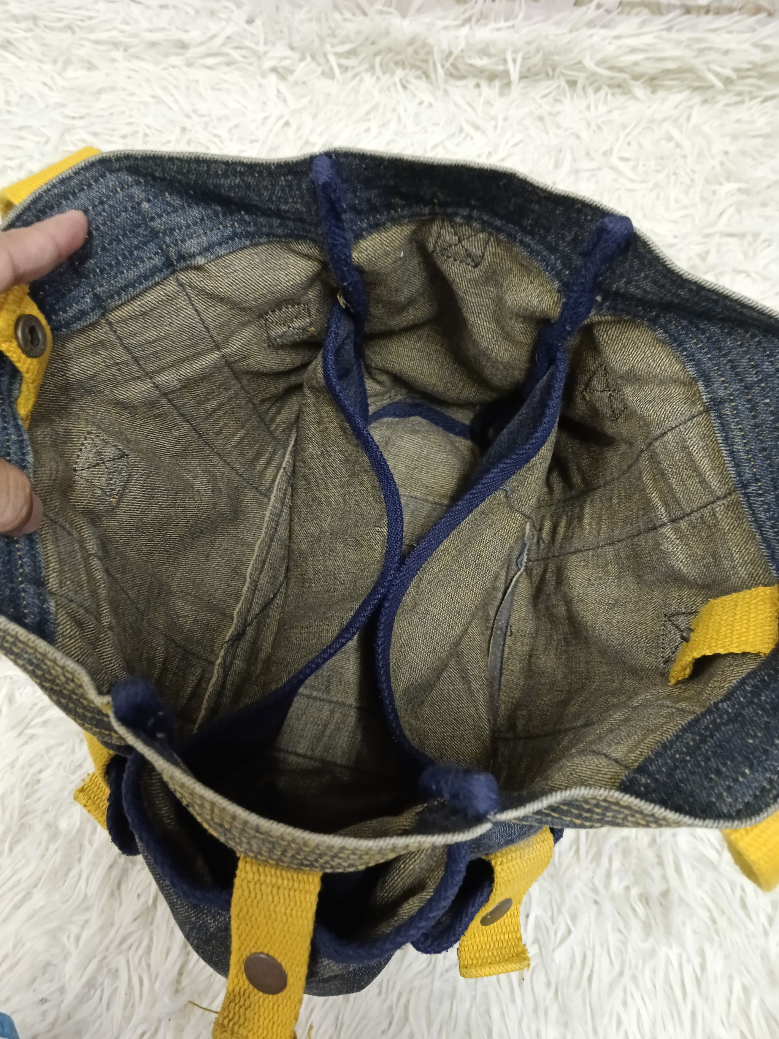 Evisu EVISU DENIM MULTIPOCKET CUSTOM MADE TOTE Size ONE SIZE - 4 Thumbnail