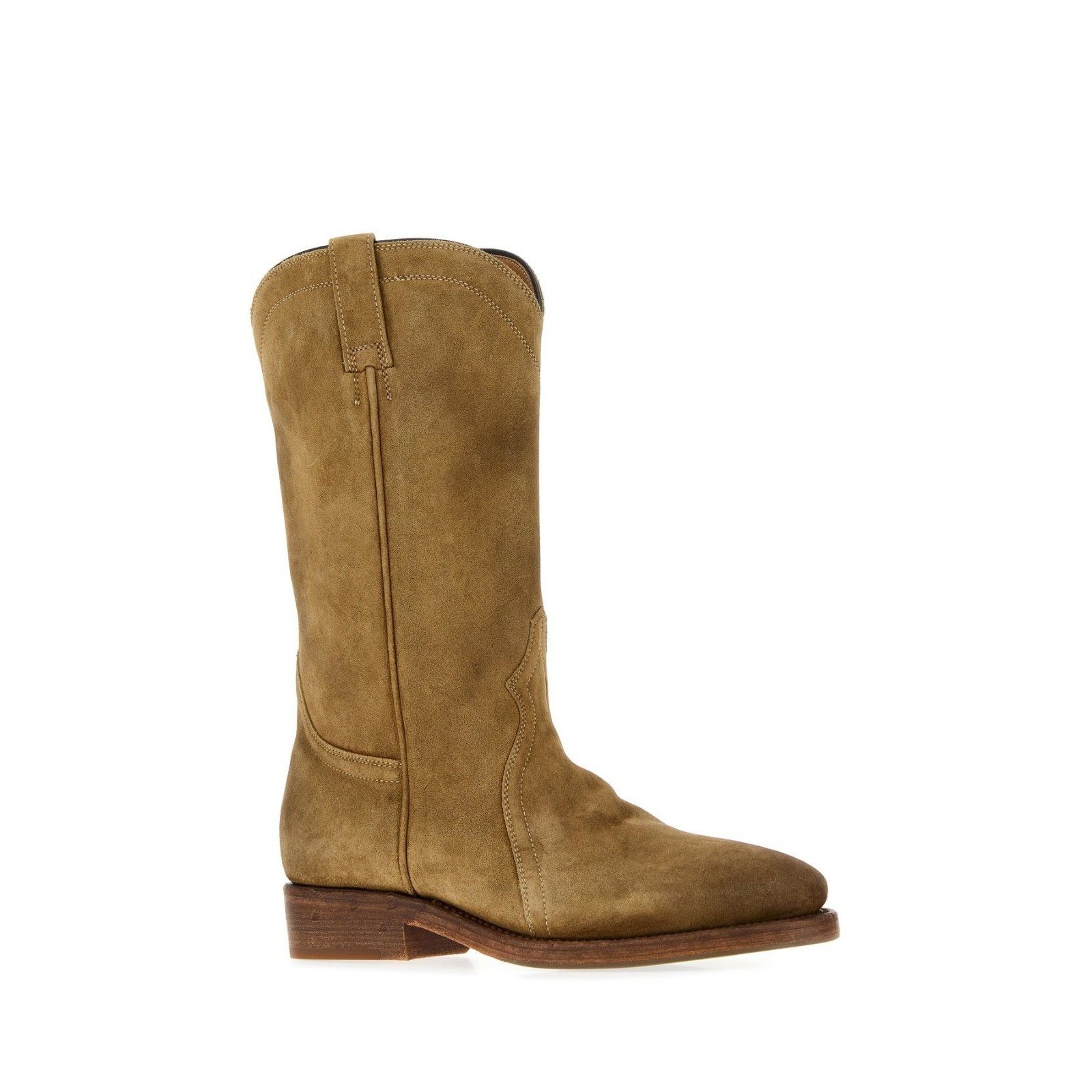 Jil Sander Beige Suede Boots Women's Size:1, Women's (Size 10) — image 2 of 5