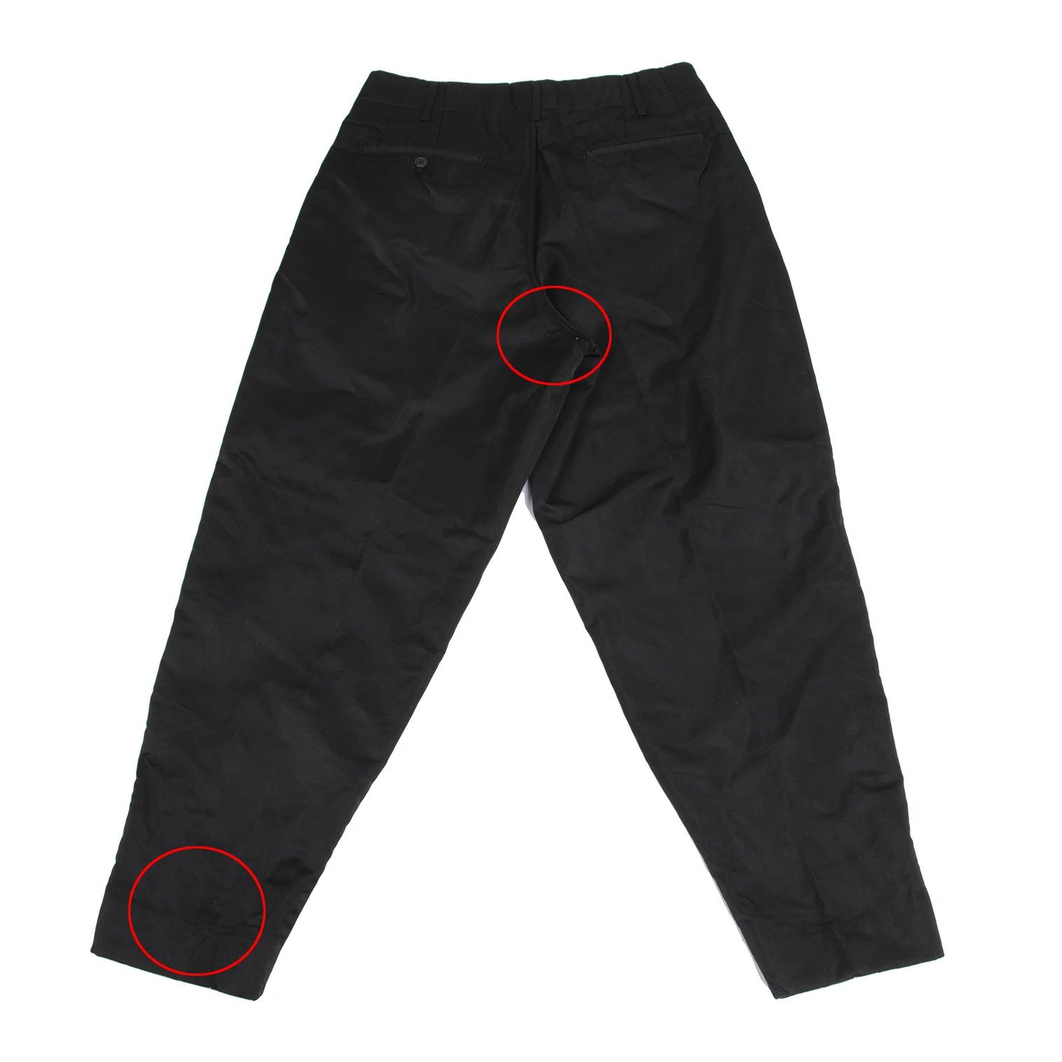 Yohji Yamamoto Yohji Yamamoto Quilted Lining Nylon Tapered Pants Size US 30 / EU 46 - 12 Thumbnail