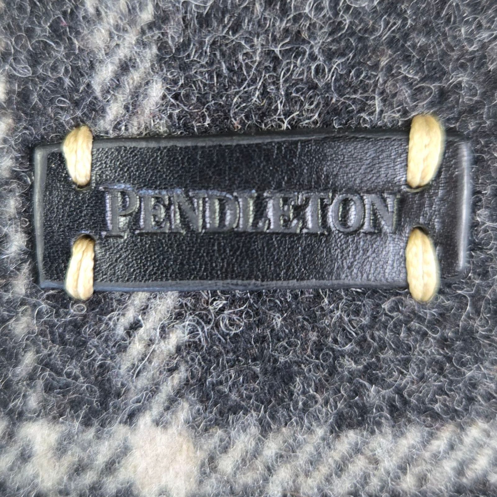 Pendleton Pendleton Black Wool Plaid Mini Tote Structured Handbag Size ONE SIZE - 3 Thumbnail