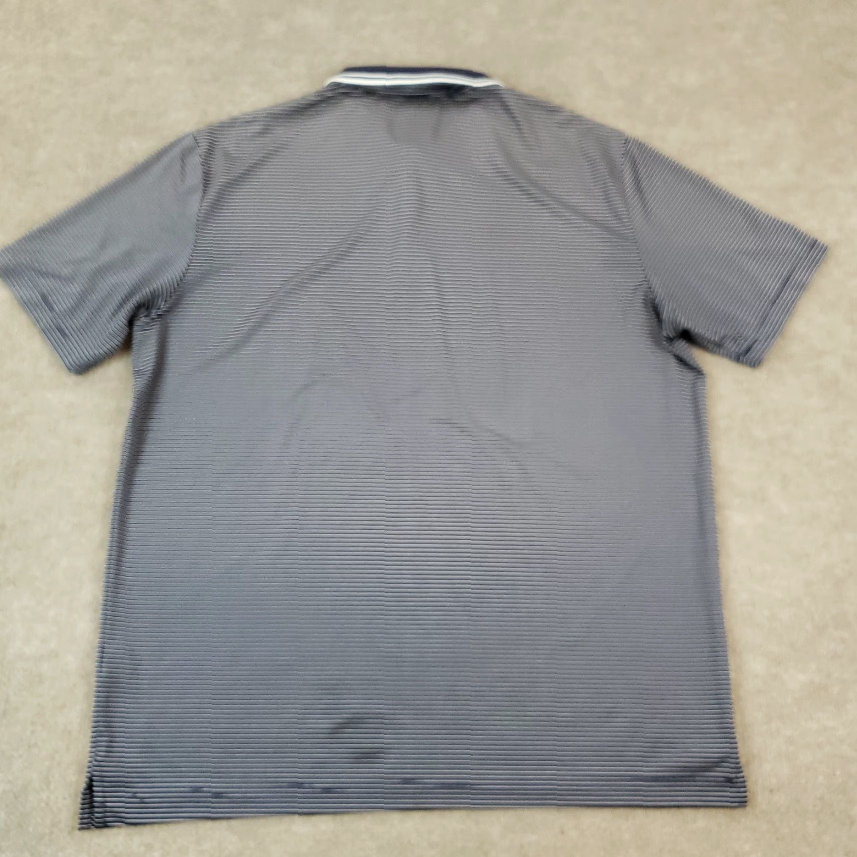Callaway Callaway Golf Polo Shirt Mens Large Blue White Striped Short Sleeve Stretch Size US L / EU 52-54 / 3 - 8 Thumbnail