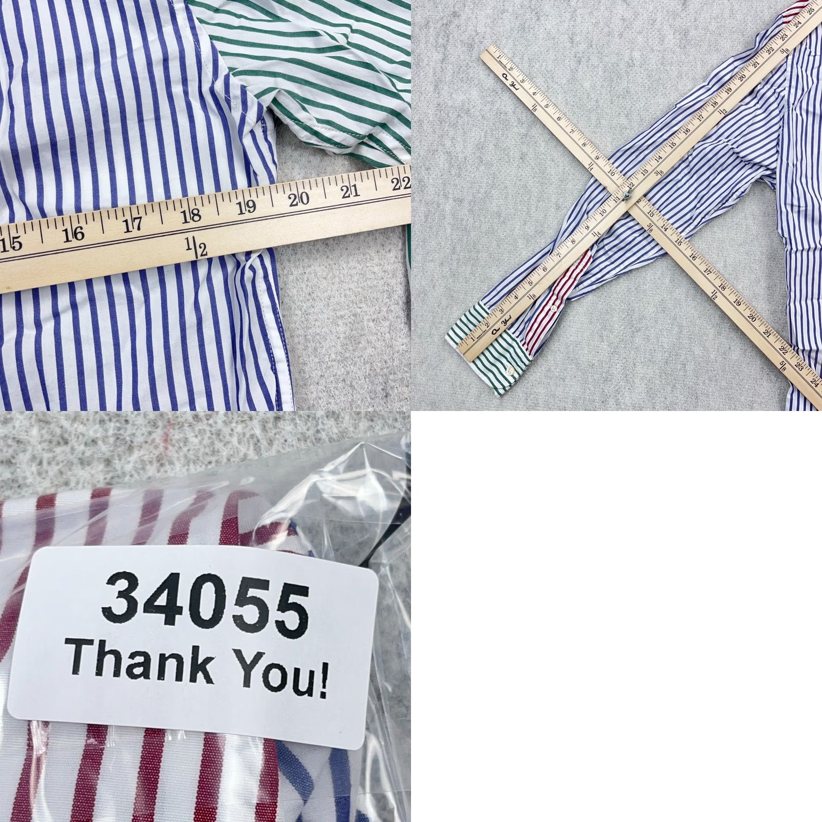 J.Crew J.CREW Shirt Men M Slim Fit Colorblock Button Up Multicolor Striped 2 Ply Poplin Preppy Casual Modern Size US M / EU 48-50 / 2 - 8 Thumbnail