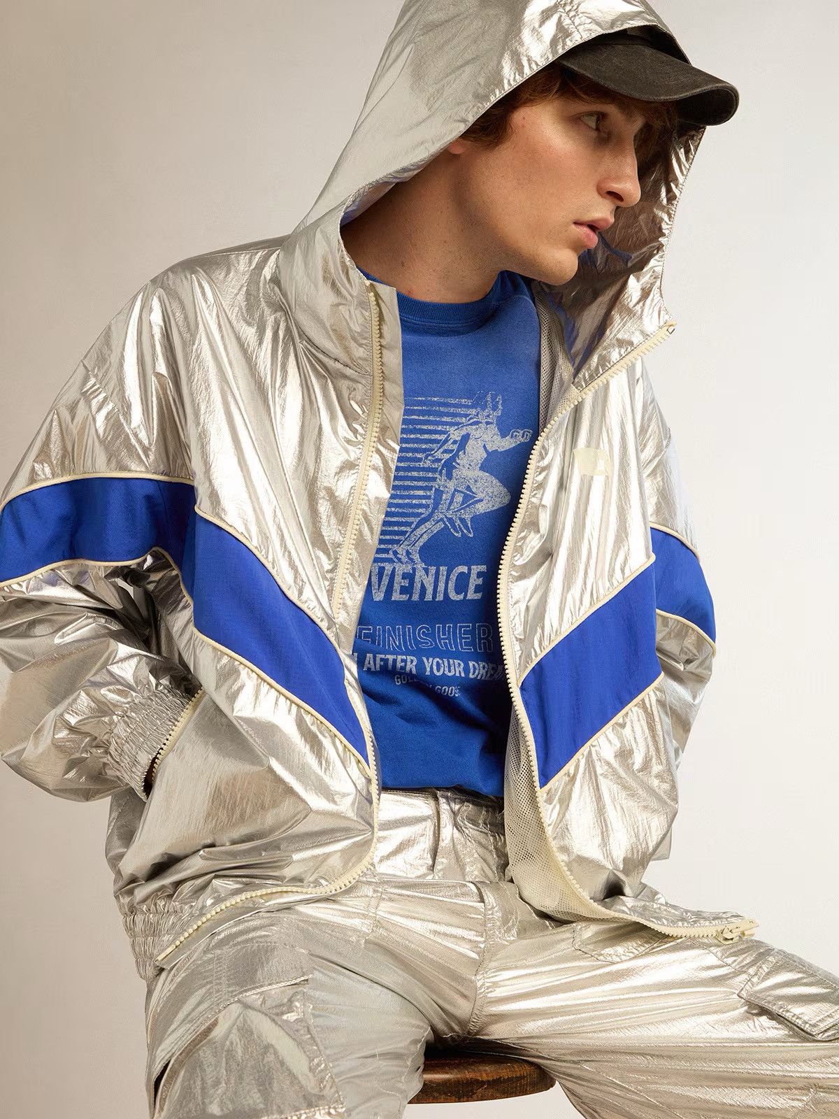 Golden Goose Golden Goose Star Metallica Patchwork Windbreaker Jacket Size US L / EU 52-54 / 3 - 14 Thumbnail