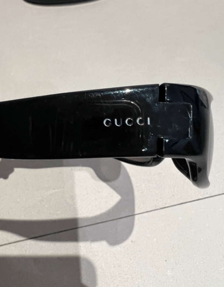 Gucci Gucci Sunglasses Logo Shield Mask Pop Vintage Size ONE SIZE - 4 Thumbnail