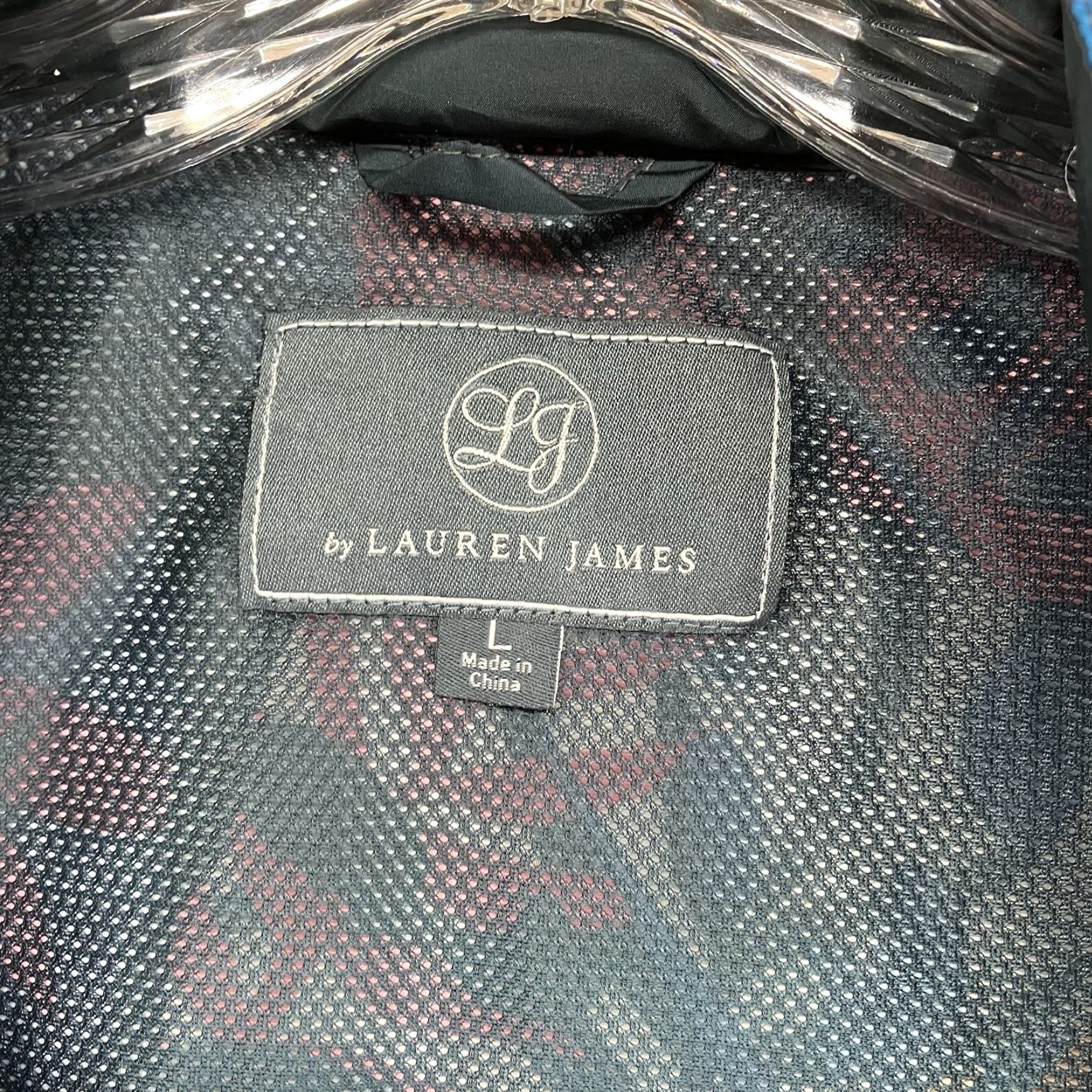 Rains LJ by Lauren James Colorful Floral Hooded Rain Jacket L Pink 1/2 Zip Snap Open Front Bohemian Womens Size L / US 10 / IT 46 - 3 Thumbnail