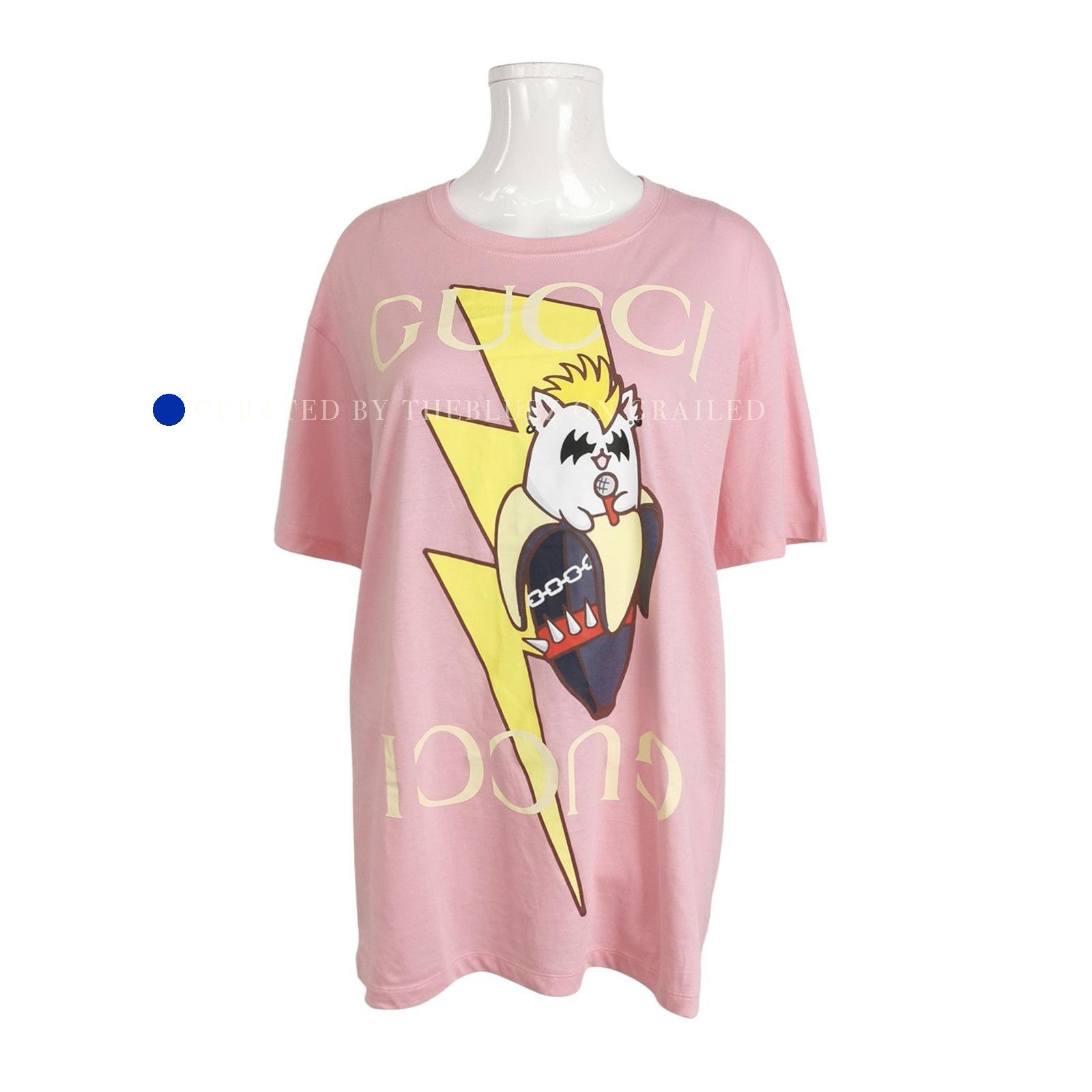 Gucci Graphic Logo T-Shirt in Pink Size US M / EU 48-50 / 2 - 1 Thumbnail