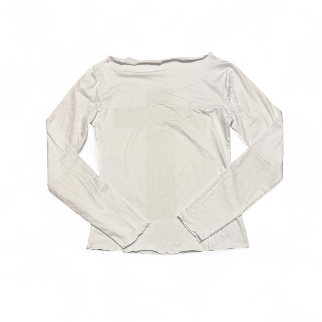 Japanese Brand Black Cross White Shirt Women Opium Goth Dark Long Sleeve Size M / US 6-8 / IT 42-44 - 2 Thumbnail
