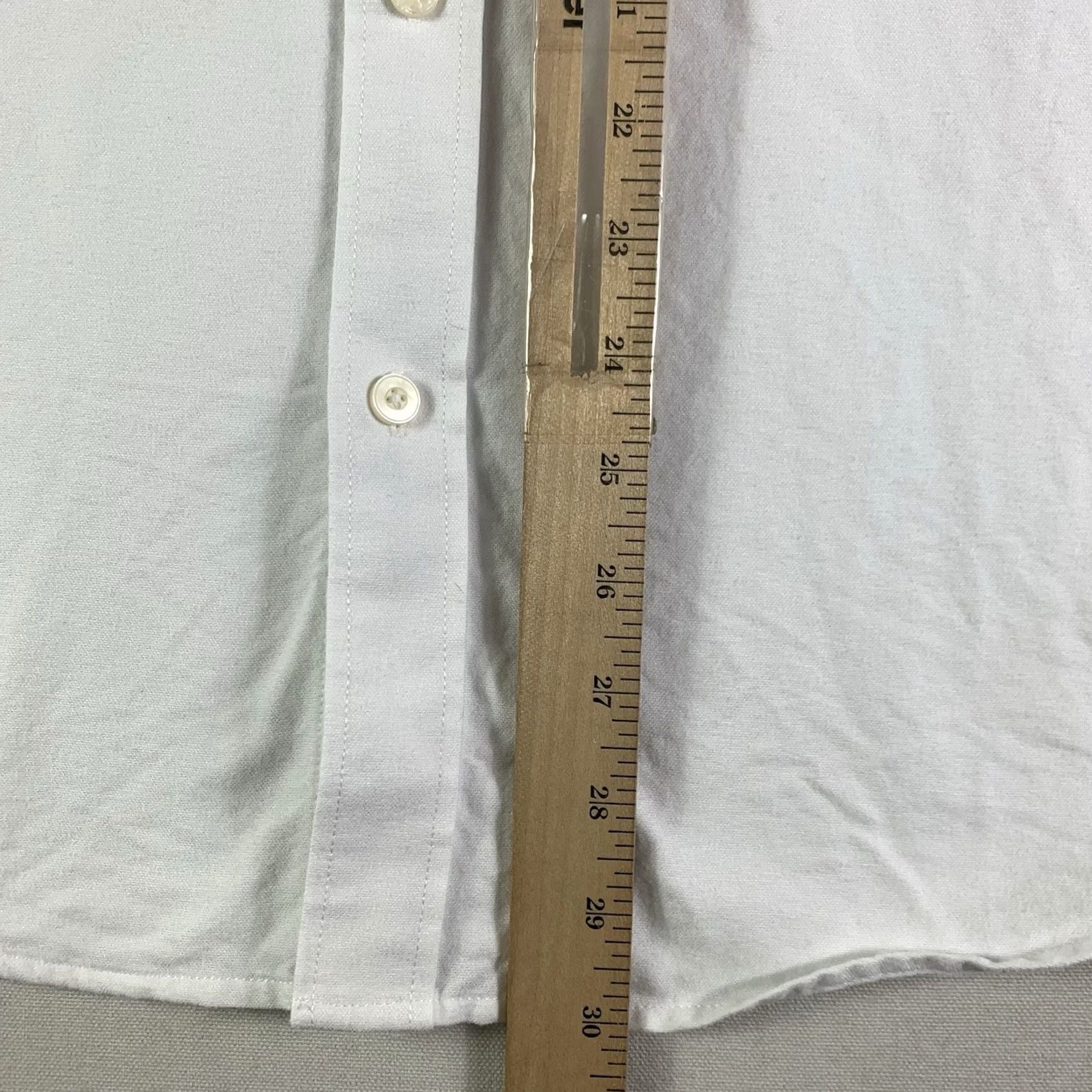 UNTUCKit UNTUCKit Button-Down Shirt Mens XL White Oxford Cotton Long Sleeve Button-Up Classic No N/A Size US XL / EU 56 / 4 - 5 Thumbnail