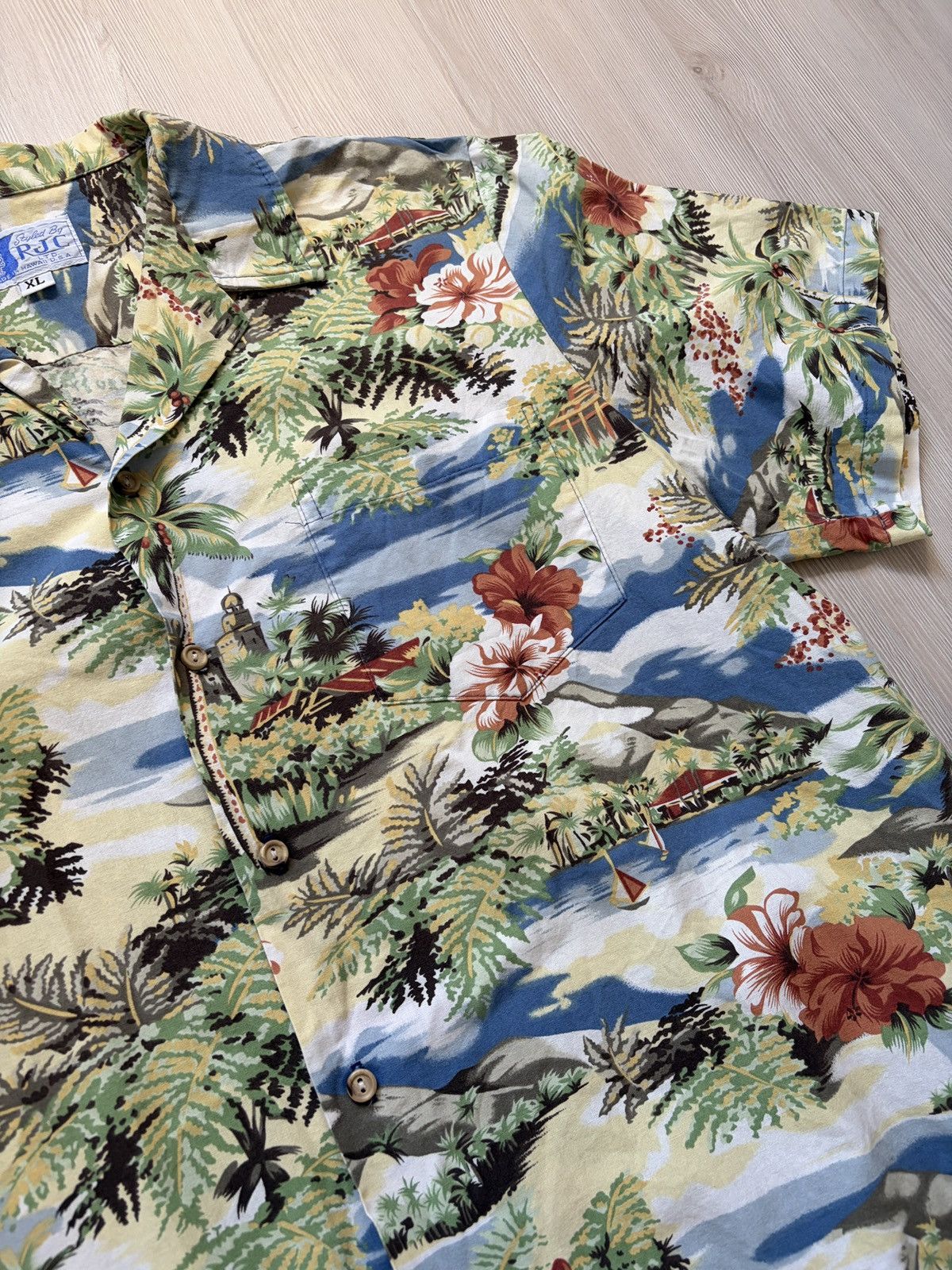 Cockpit USA RJC Hawaiian Summer Shirt USA Size US XL / EU 56 / 4 - 7 Thumbnail