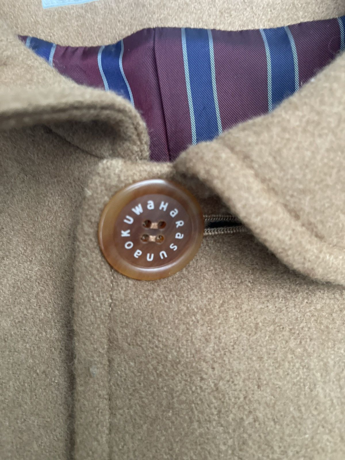Designer × Issey Miyake × Sunao Kuwahara Rare Sunaokuwahara Brown Flared Coat – Japanese Avant-Garde Size M / US 6-8 / IT 42-44 - 5 Thumbnail