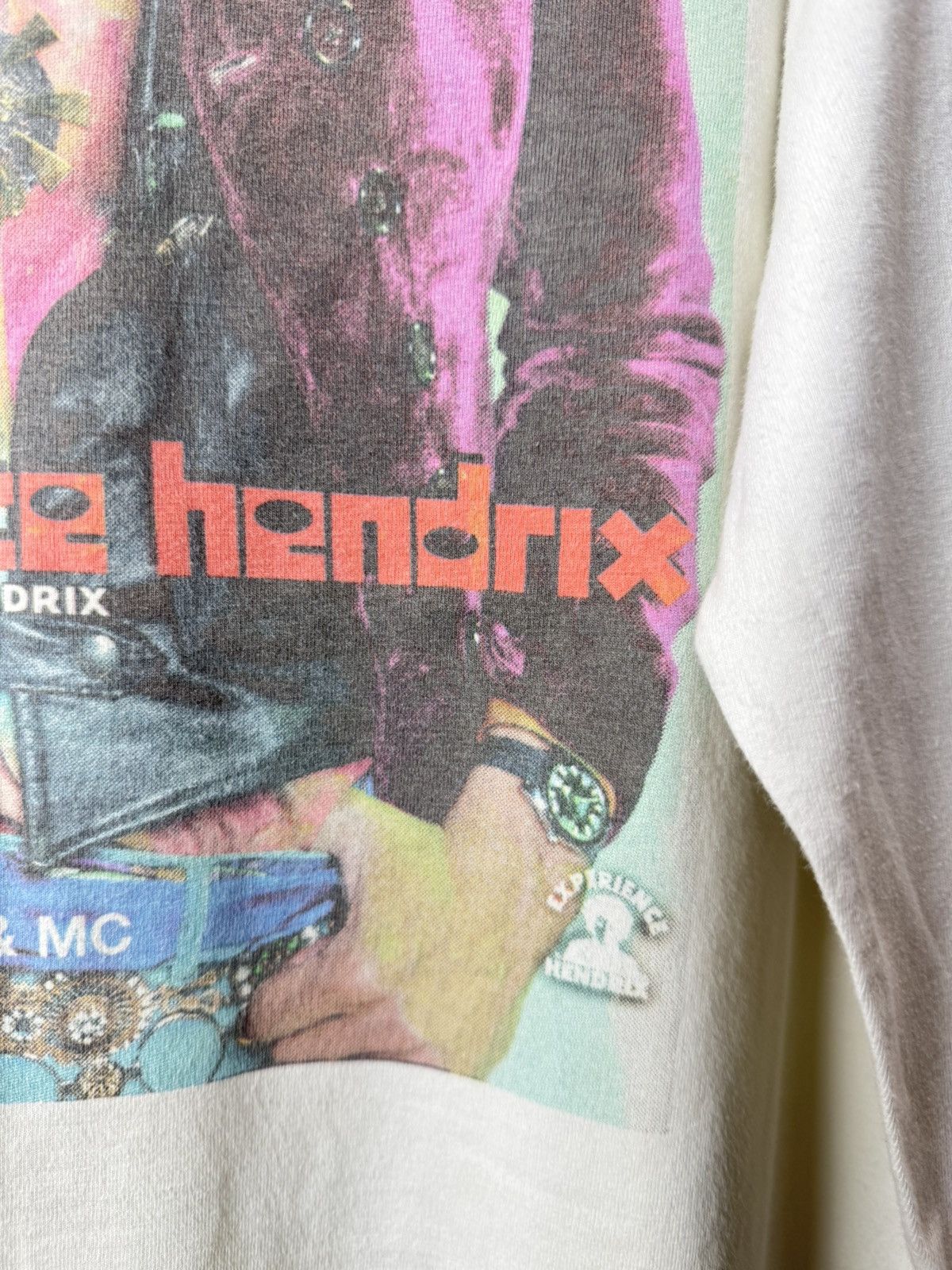 Jimi Hendrix 💥 Rare! 1990’s Vintage Jimi Hendrix Longsleeve Big Print Size US XL / EU 56 / 4 - 6 Thumbnail