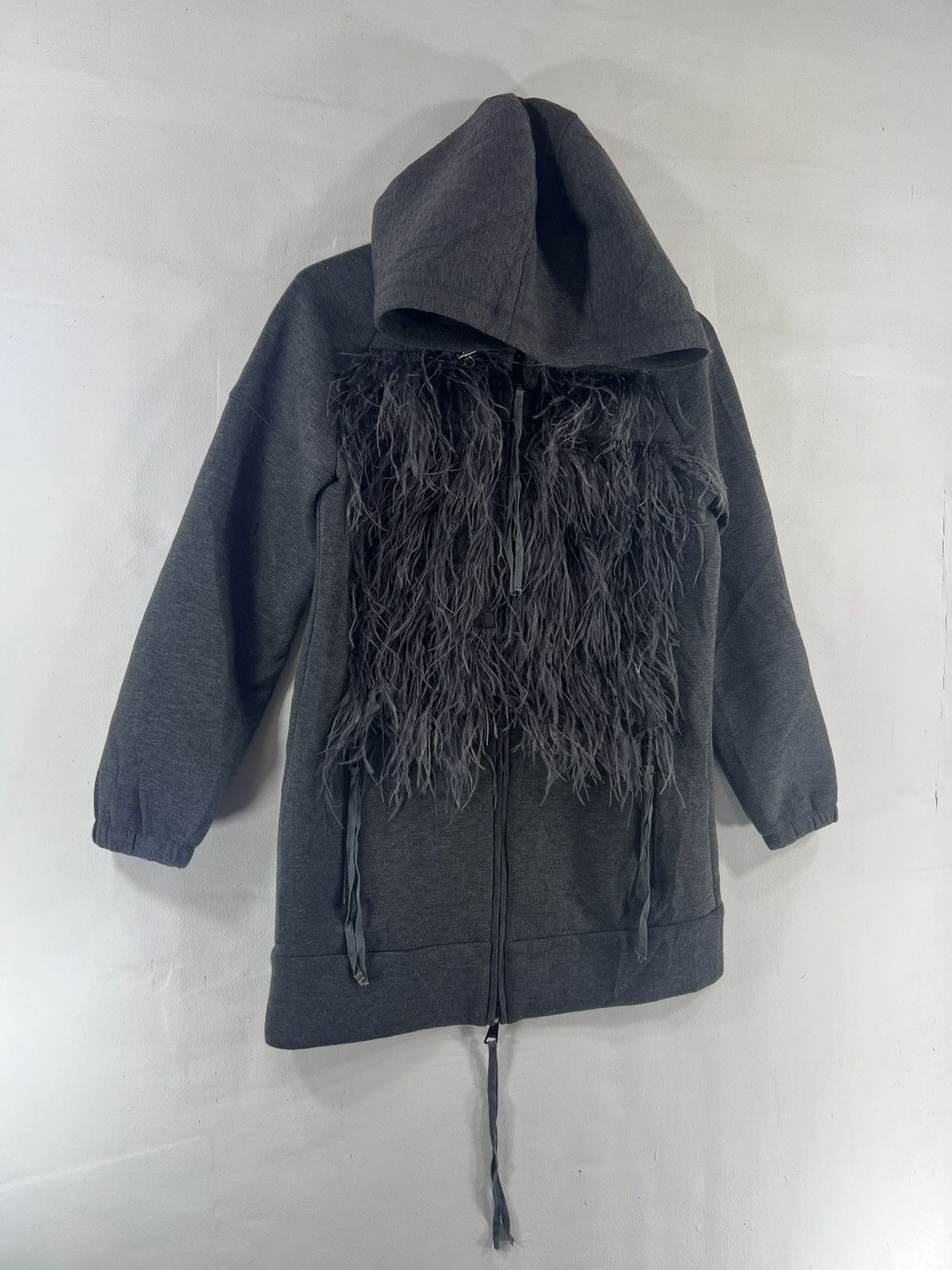 N21 N.21 Mohair Full Zipper Jacket Luxury Design Size US M / EU 48-50 / 2 - 8 Thumbnail